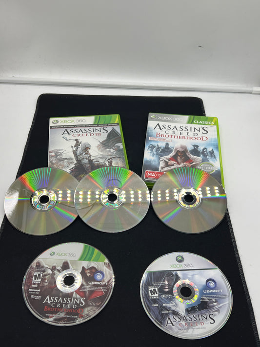 Auction Lot 189: XBOX 360 Video Game Assassins Creed Lot