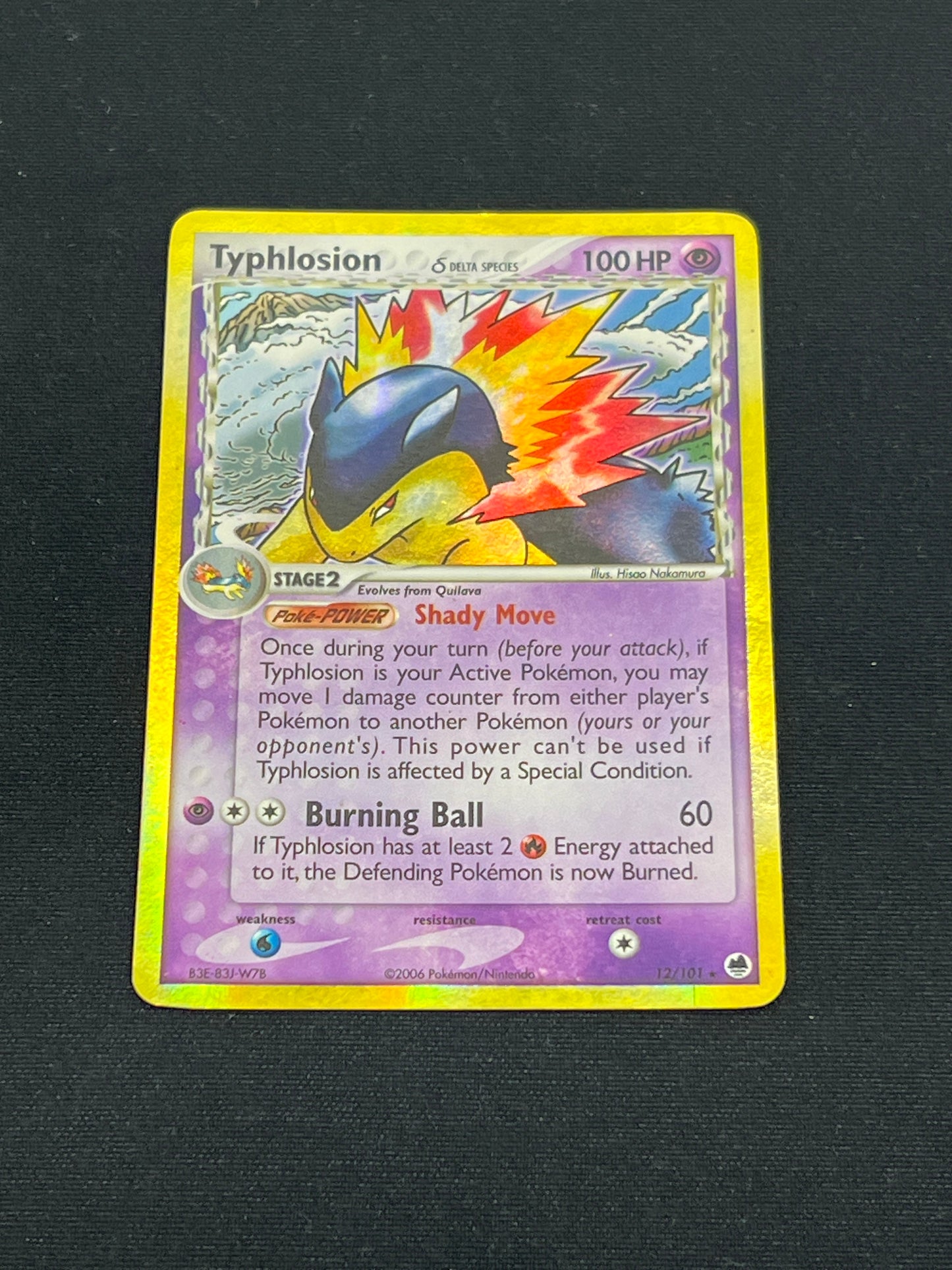 Auction Lot 244: Pokemon Cards Typhlosion Holo Rare Dragon Frontiers Conditions Vary