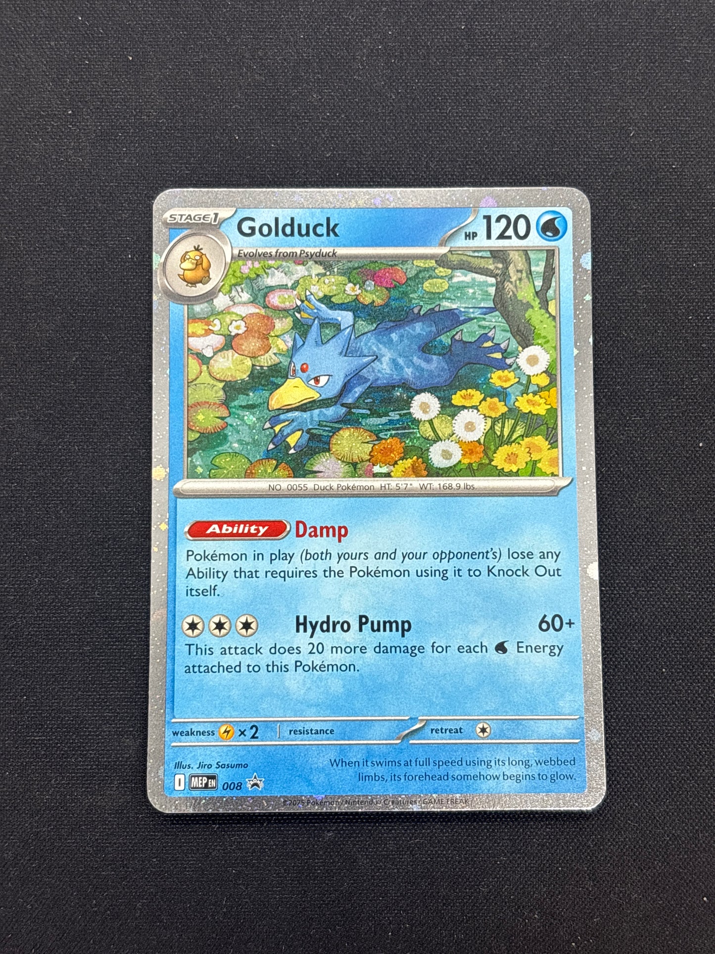 Auction Lot 44: Pokemon Cards Golduck Cosmo Holo Promo Condition Vary