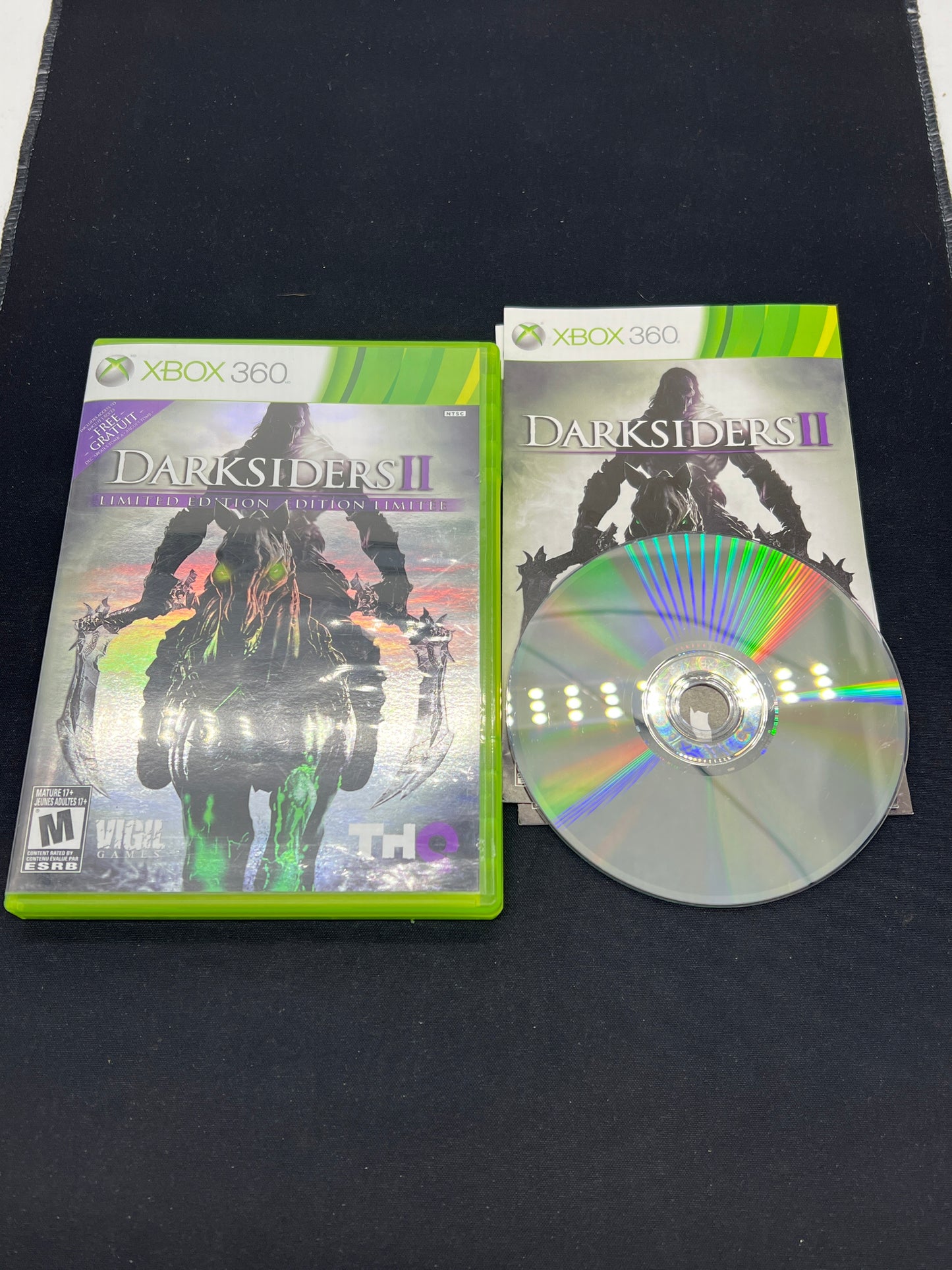 Auction Lot 207: XBOX 360 Video Game Lot of 2 Darksider 1 & 2 CIB