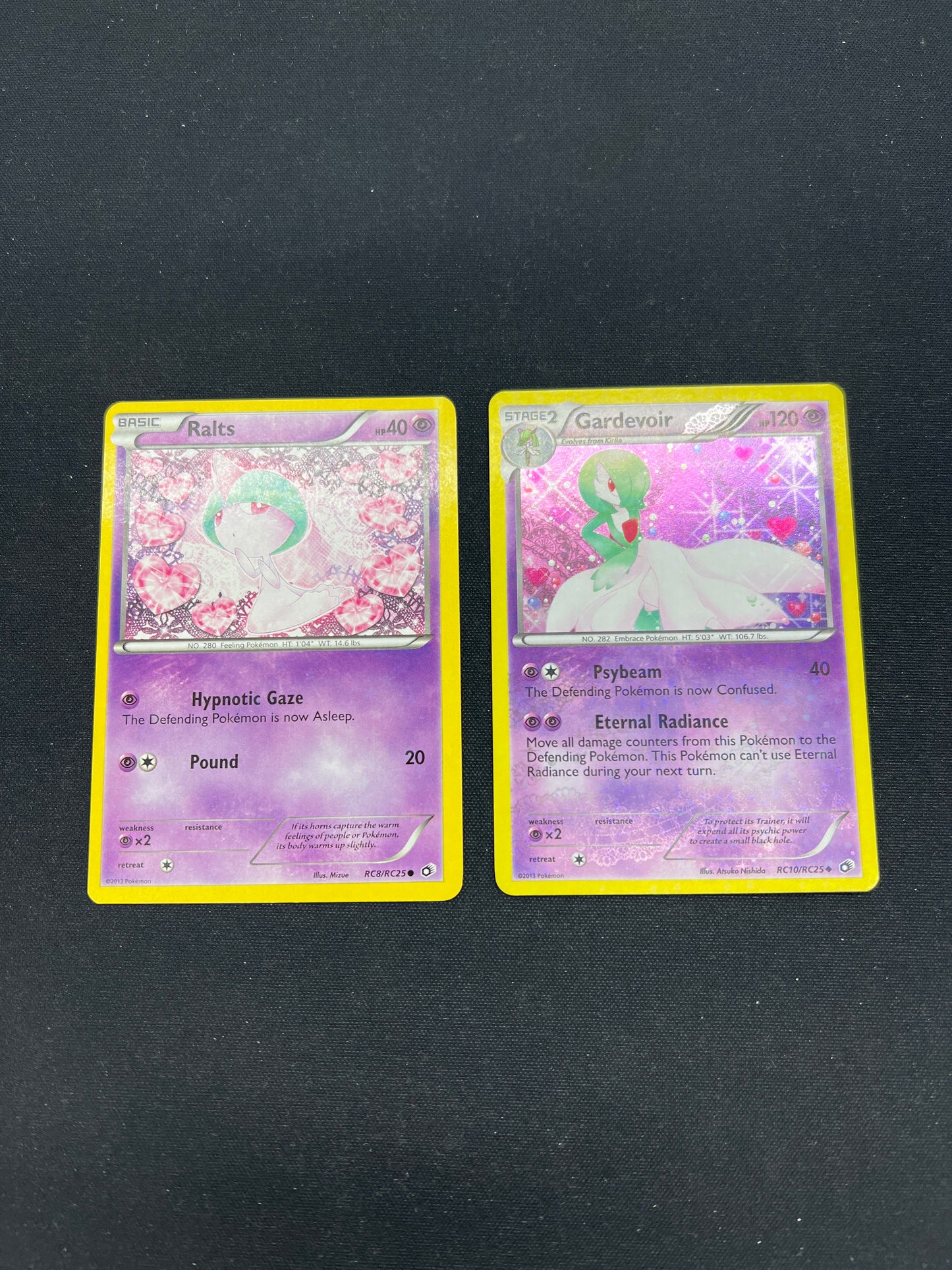 Auction Lot 304: Pokemon Cards Ralts & Gardevoir Radiant Collection Legendary Treasures Conditions Vary