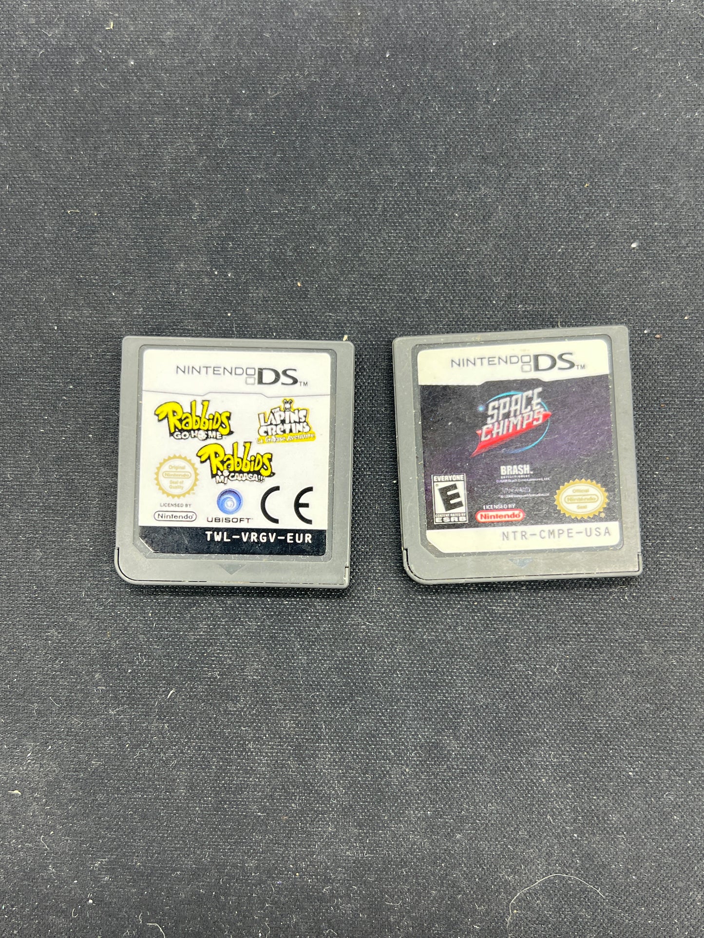 Auction Lot 154: DS Rabbids Go Home & Space Chimps LOOSE