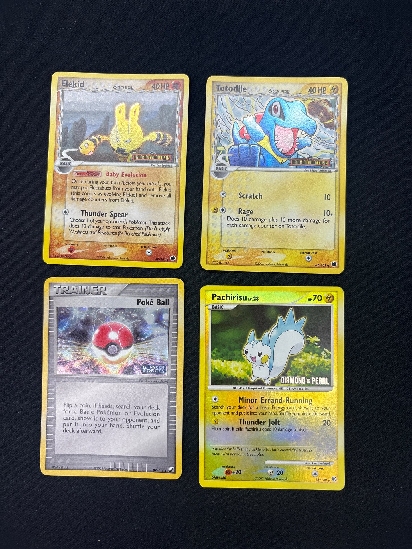 Auction Lot 55: Pokemon Mid Era Stamped Holo Card Lot Conditions Vary