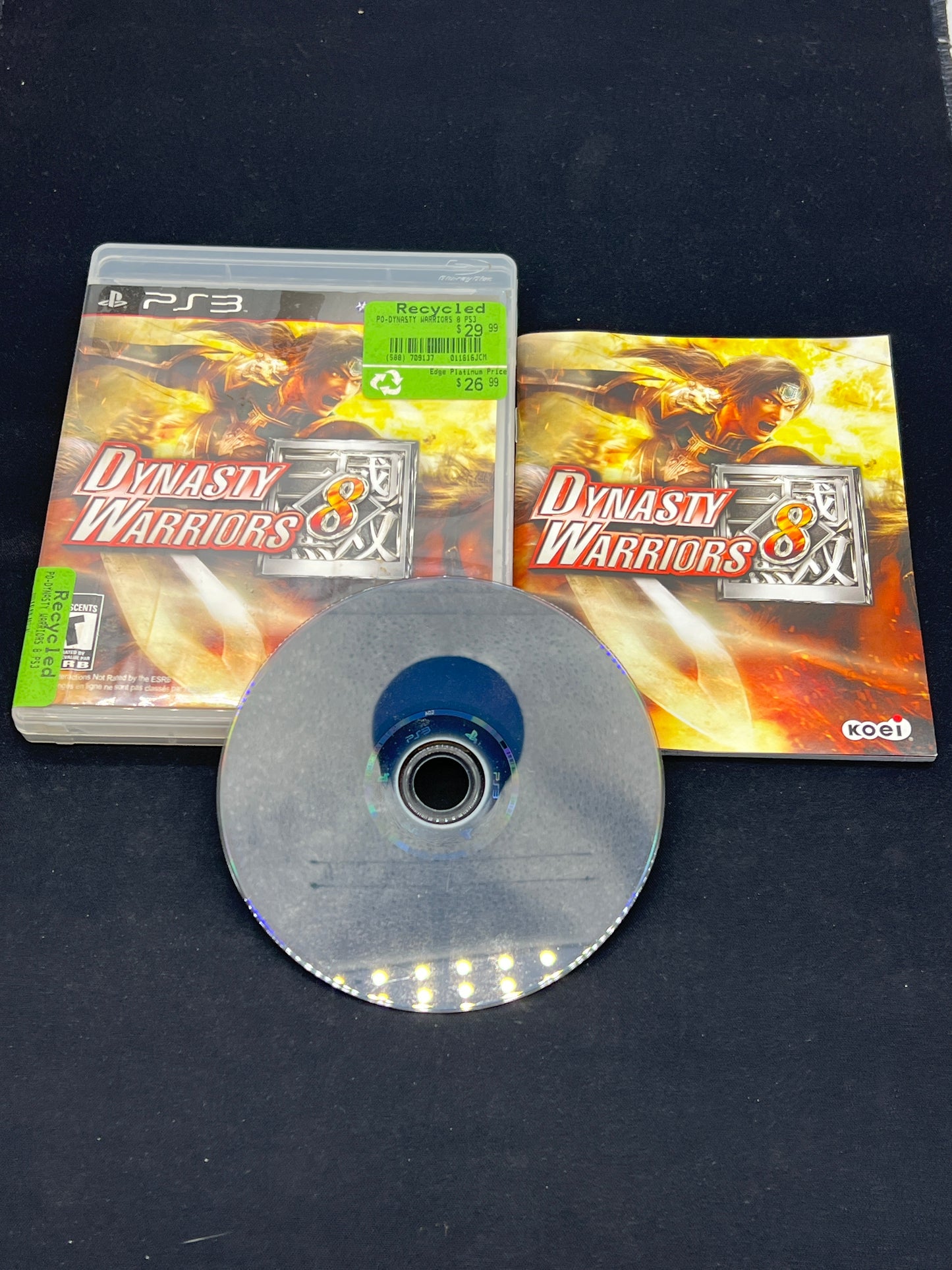 Auction Lot 194: PS3 Dynasty Warriors 8 CIB