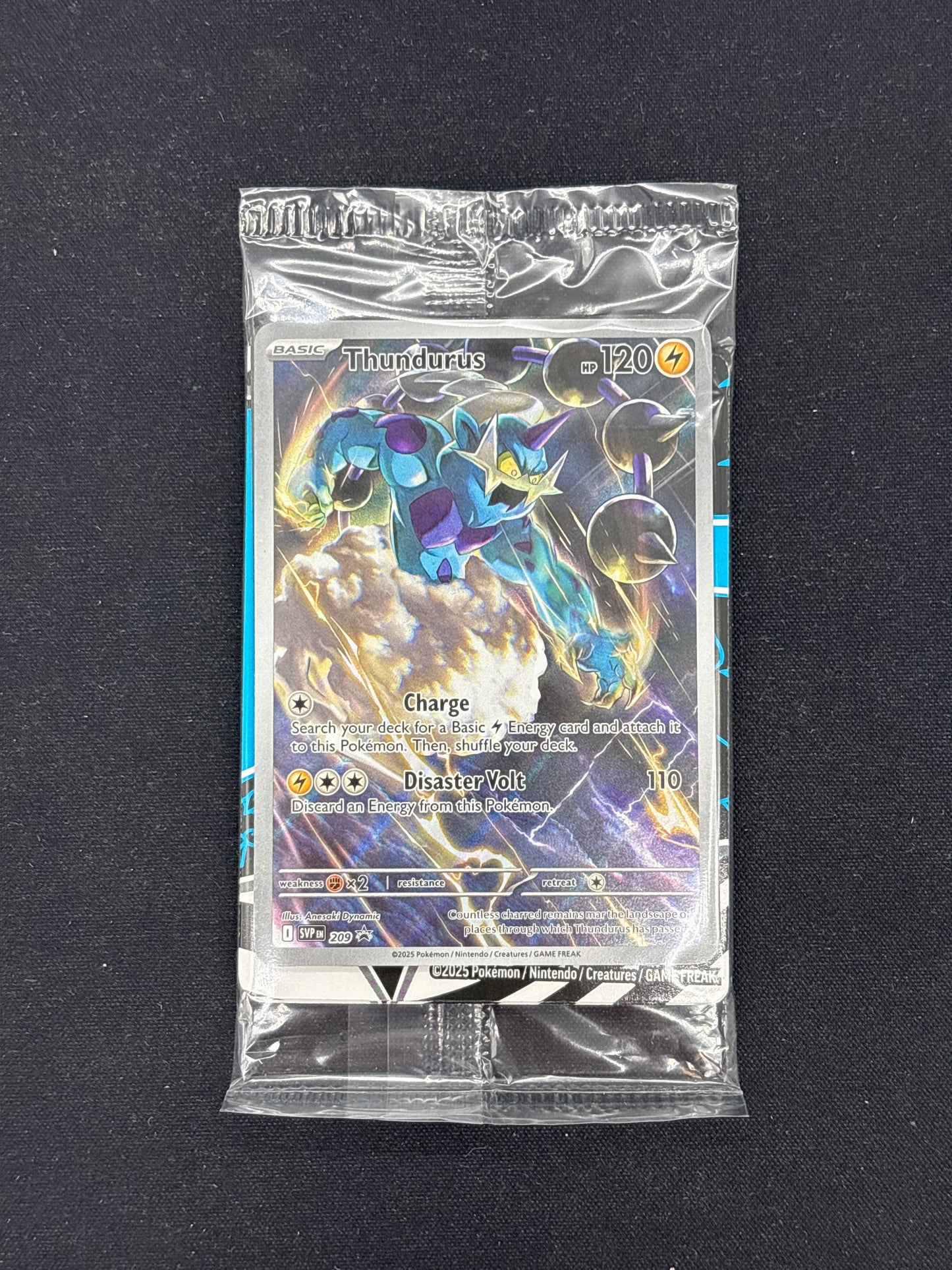 Auction Lot 112: Thundurus Black Bolt  ETB Promo Sealed