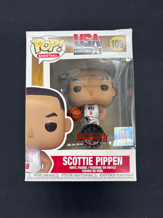 Auction Lot 102: Pop Funko Basketball Hardwood Classics Scottie Pippen 109 Figure