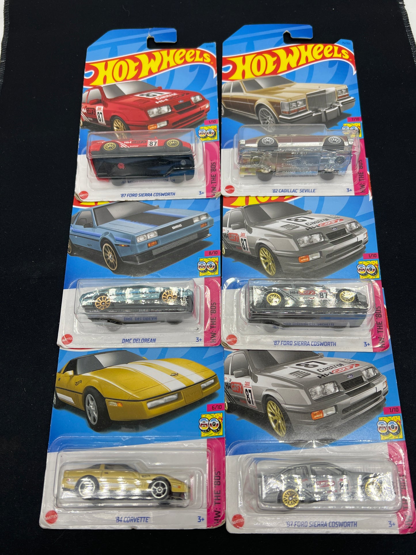Auction Lot 3: Hot Wheels HW The 80's Themed Lot of 6