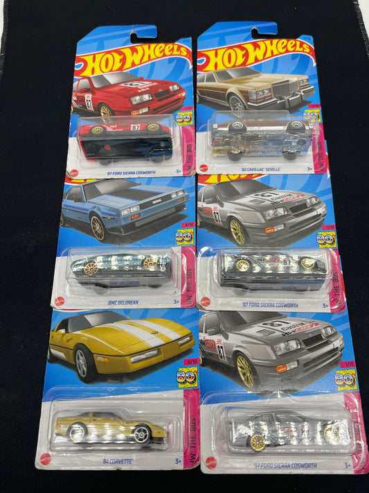 Auction Lot 3: Hot Wheels HW The 80's Themed Lot of 6