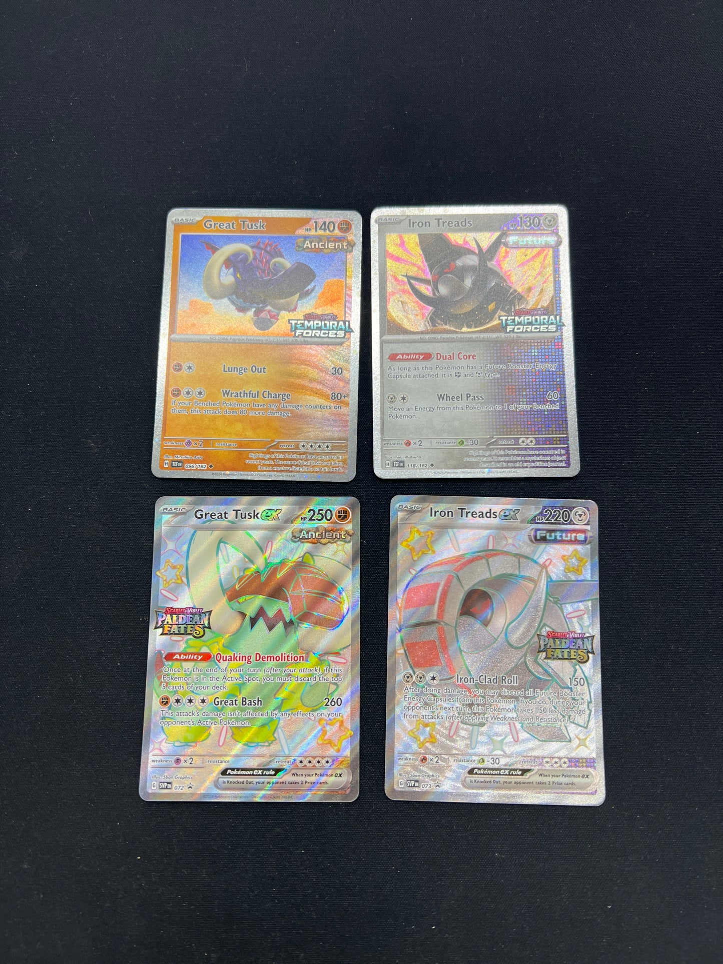 Auction Lot 132: Pokemon Cards Great Tusk EX Promo Card Lot Condition Vary