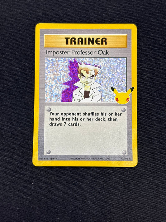Auction Lot 322: Imposter Professor Oak Pokemon Celebrations Card Conditions Vary