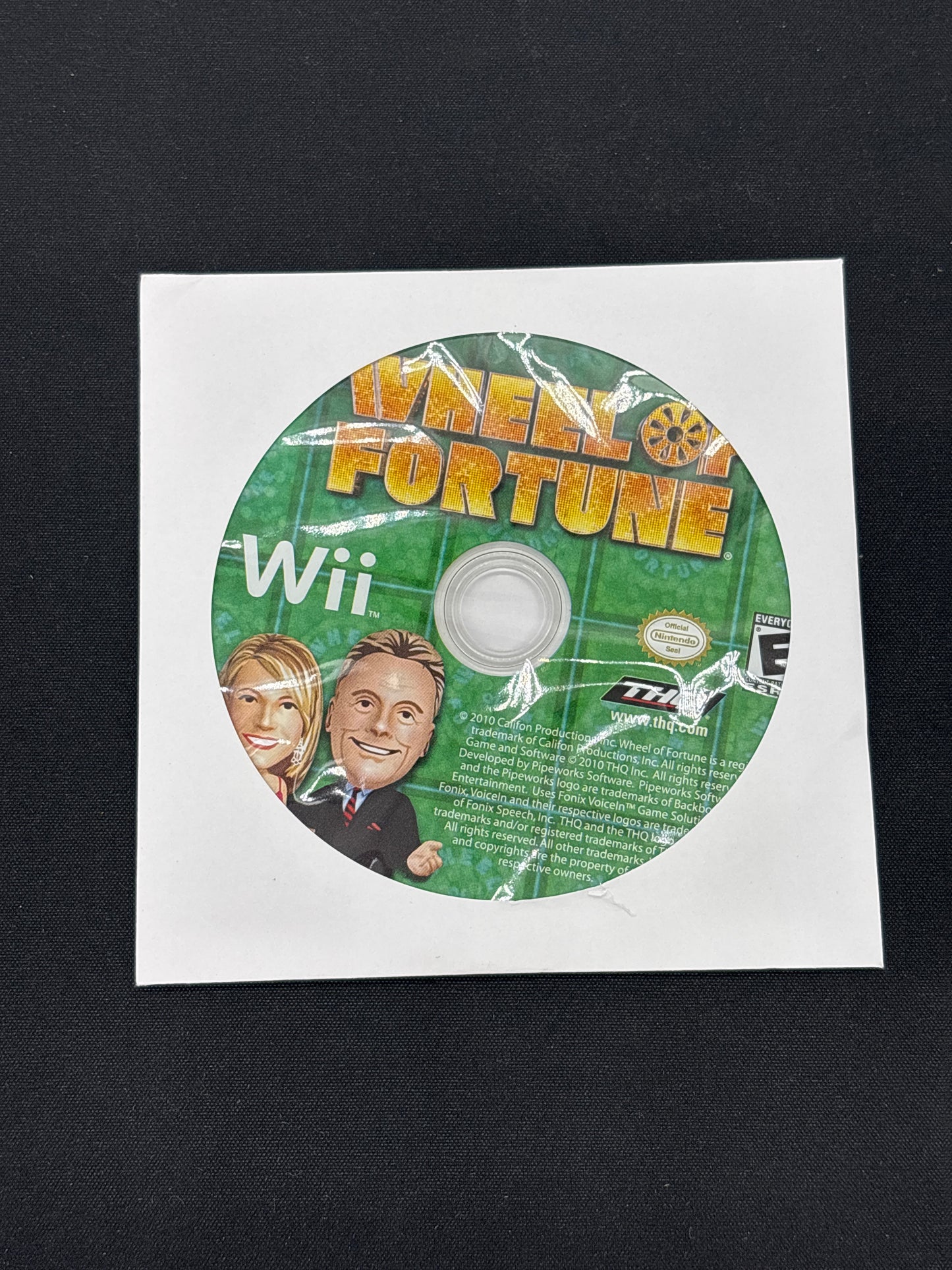 Auction Lot 22: Wheel of Fortune Video Game Nintendo Wii Loose