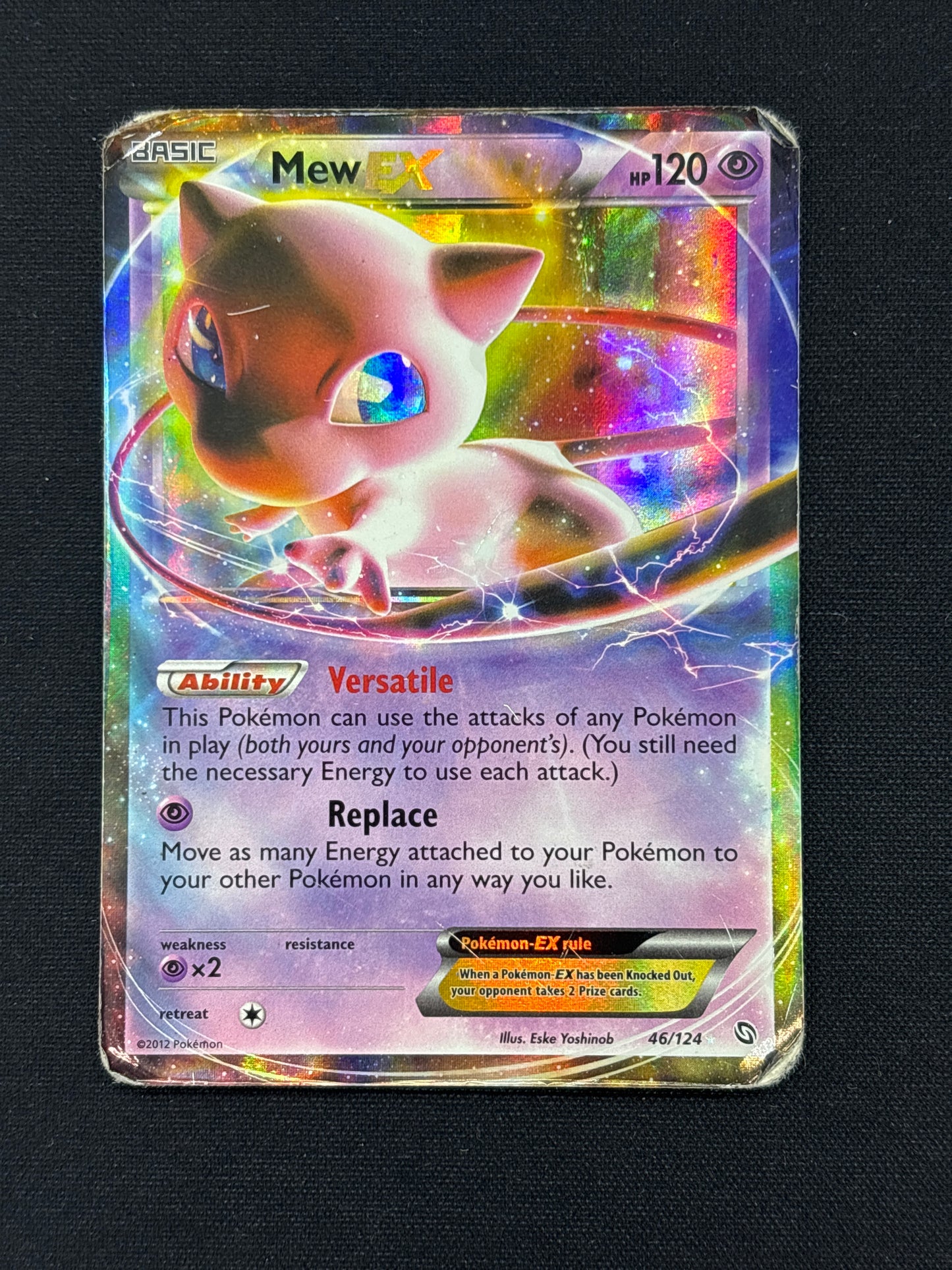 Auction Lot 19: Mew EX Card Conditions Vary