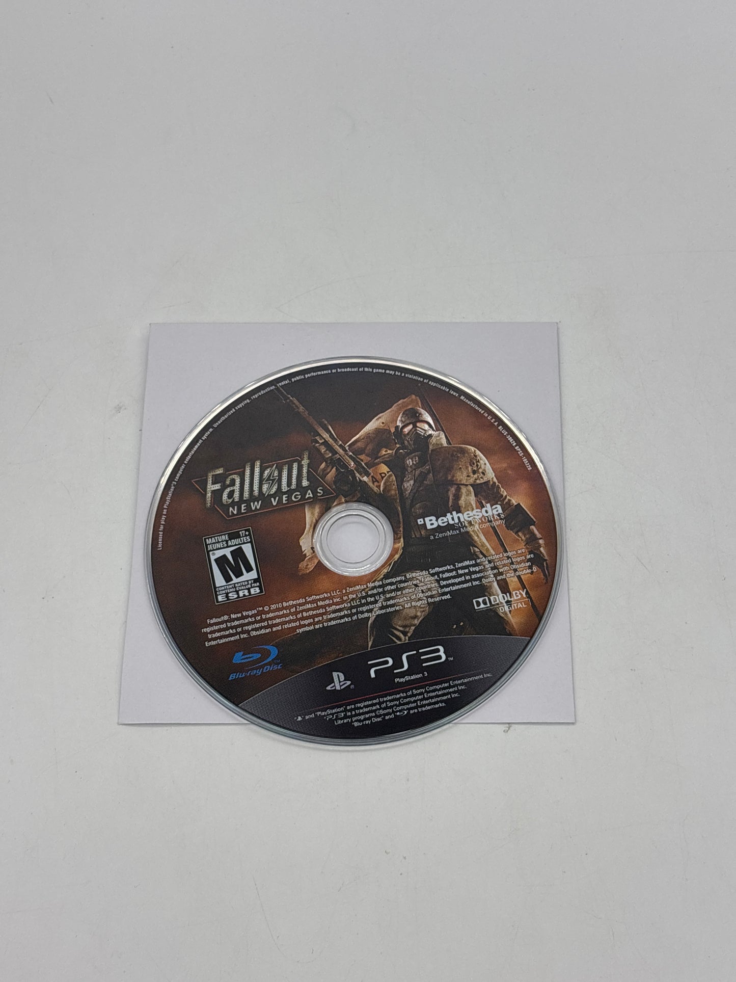 Auction Lot 153: Fallout New Vegas Video Game PlayStation 3 Loose
