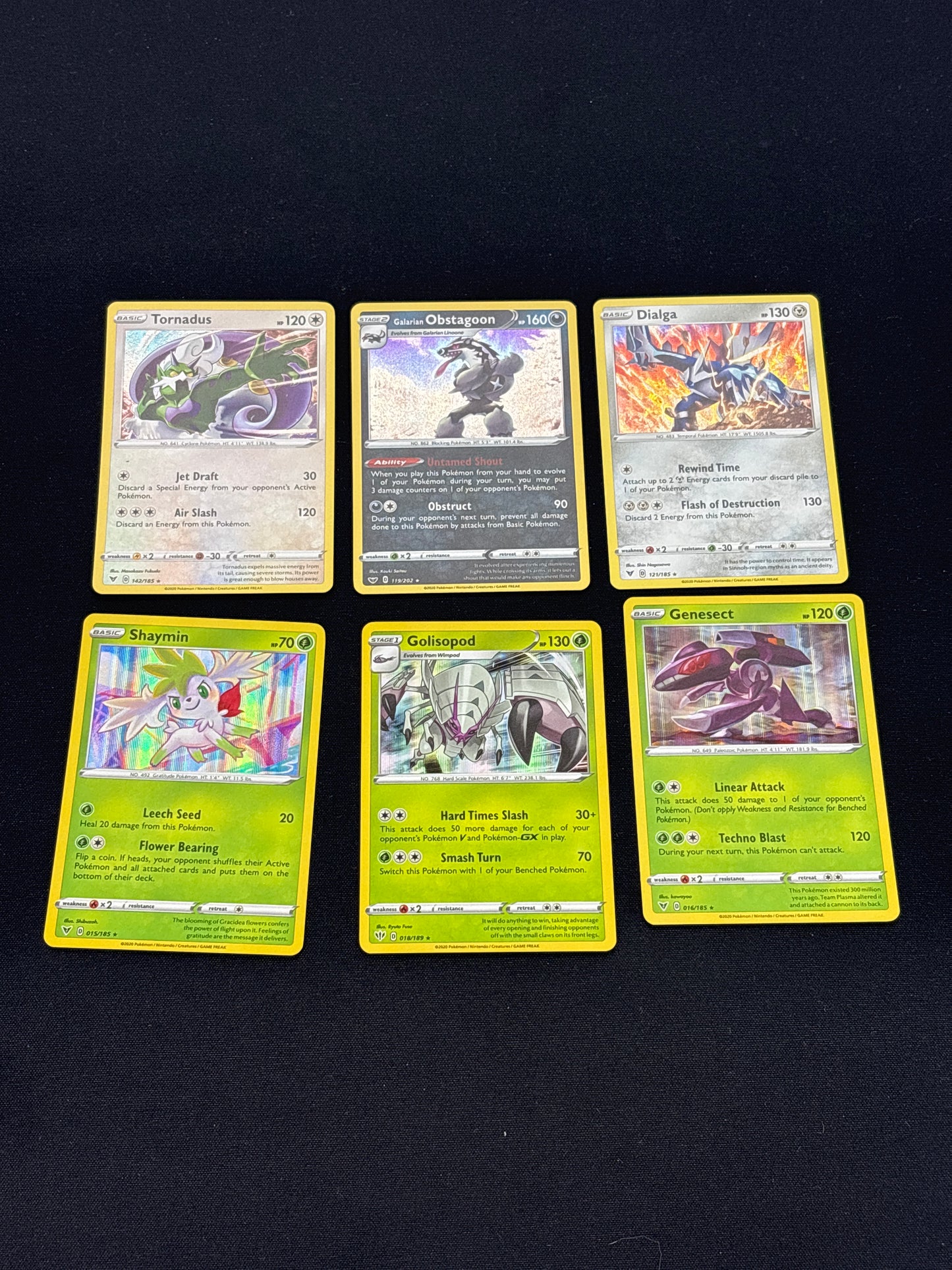 Auction Lot 260: Pokemon Cards Lot of 6 Assorted Holo Rares Conditions Vary