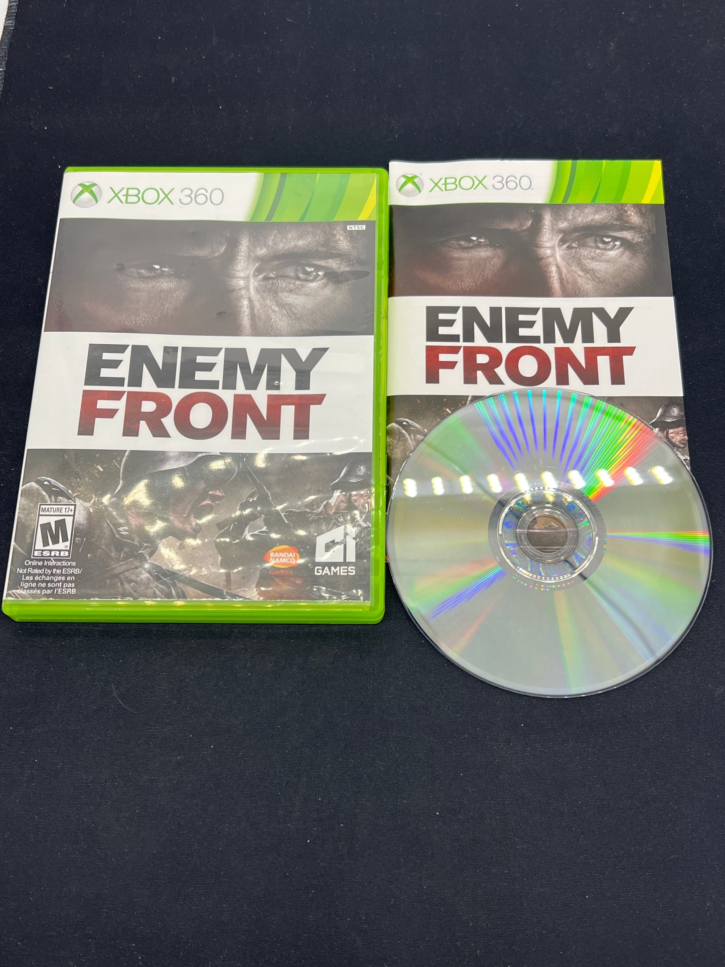 Auction Lot 203: XBOX 360 Video Game Enemy Front CIB