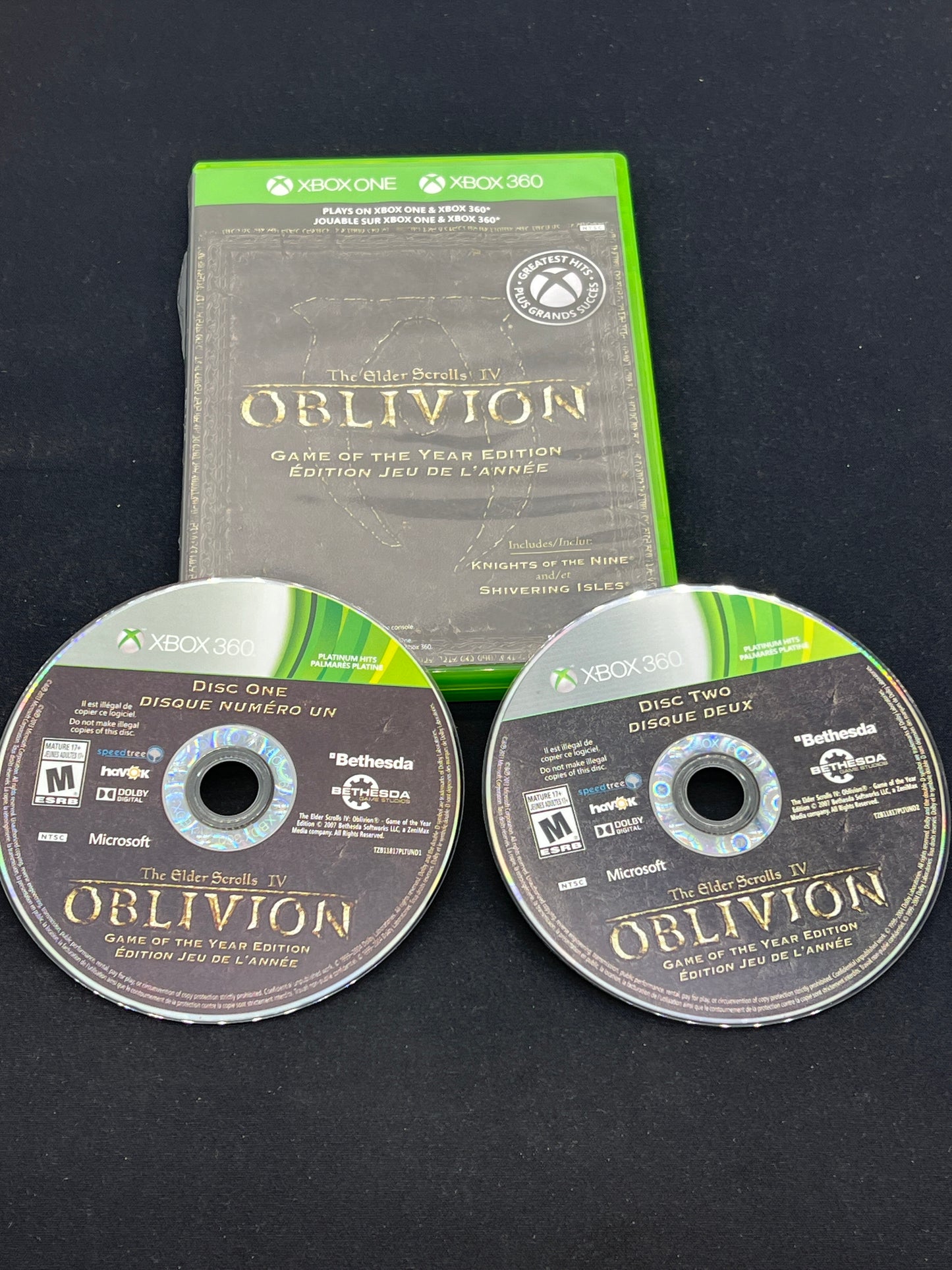 Auction Lot 186: XBOX 360/One Video Game Elder Scrolls Oblivion CIB
