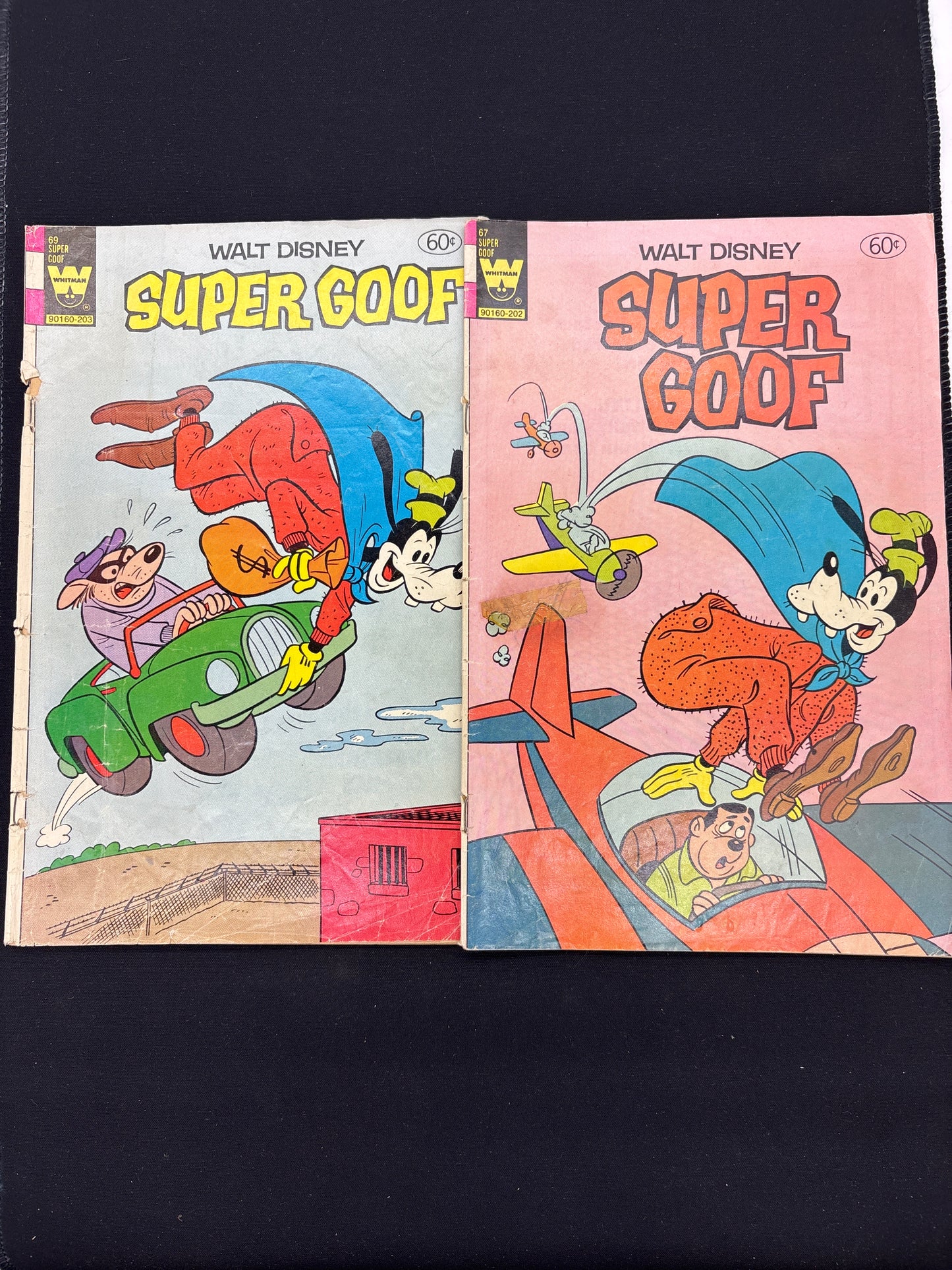 Auction Lot 115: Whitman Comics Walt Disney Super Goof Comic Book Lot