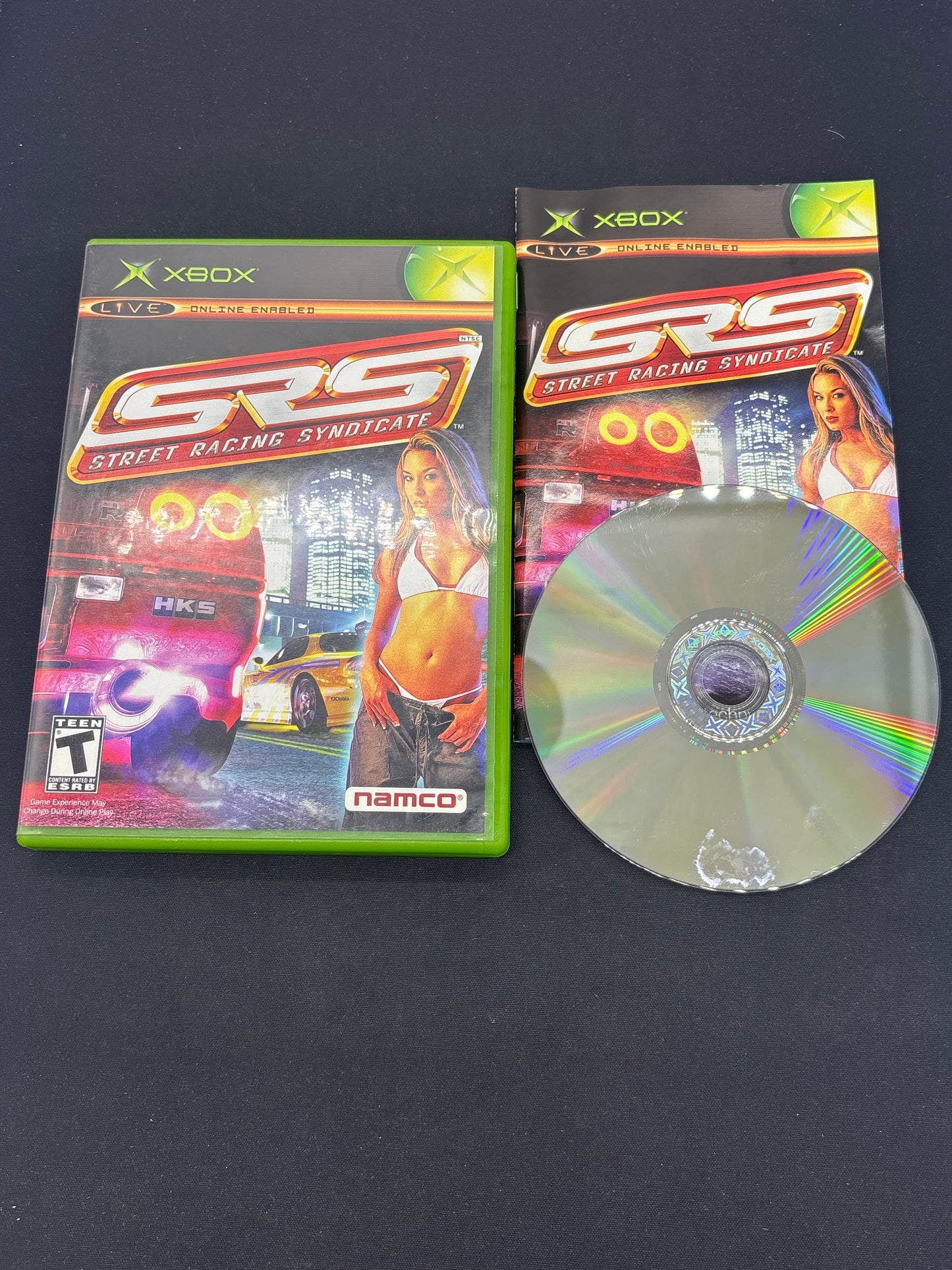Auction Lot 148: XBOX Video Game SRS Street Racing Syndicate CIB