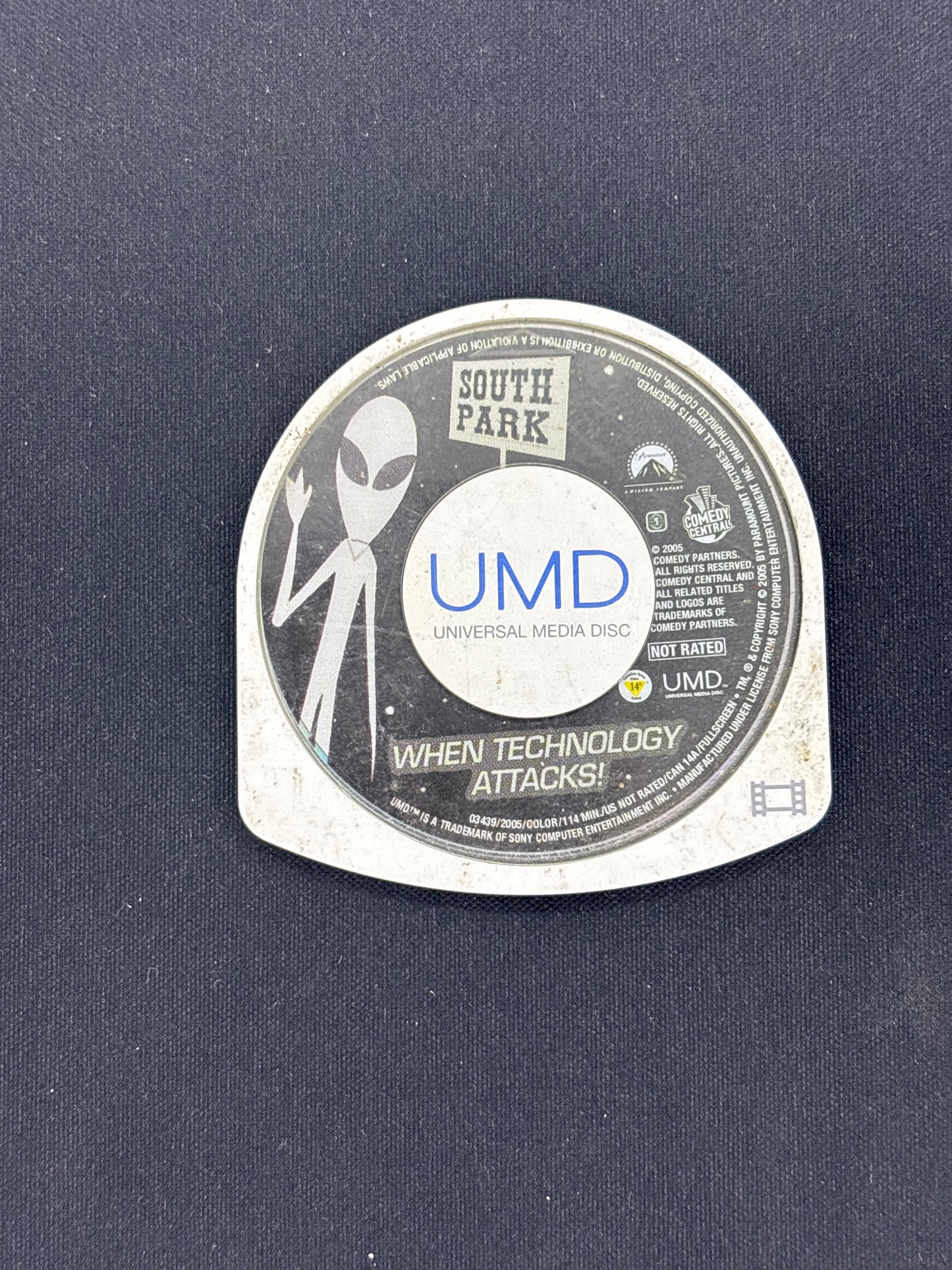 Auction Lot 373: South Park When Technology Attacks UMD PSP Loose