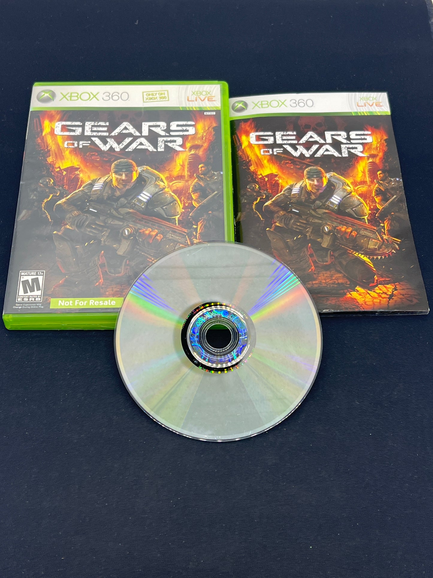 Auction Lot 281: XBOX 360 Video Game Gears of War CIB