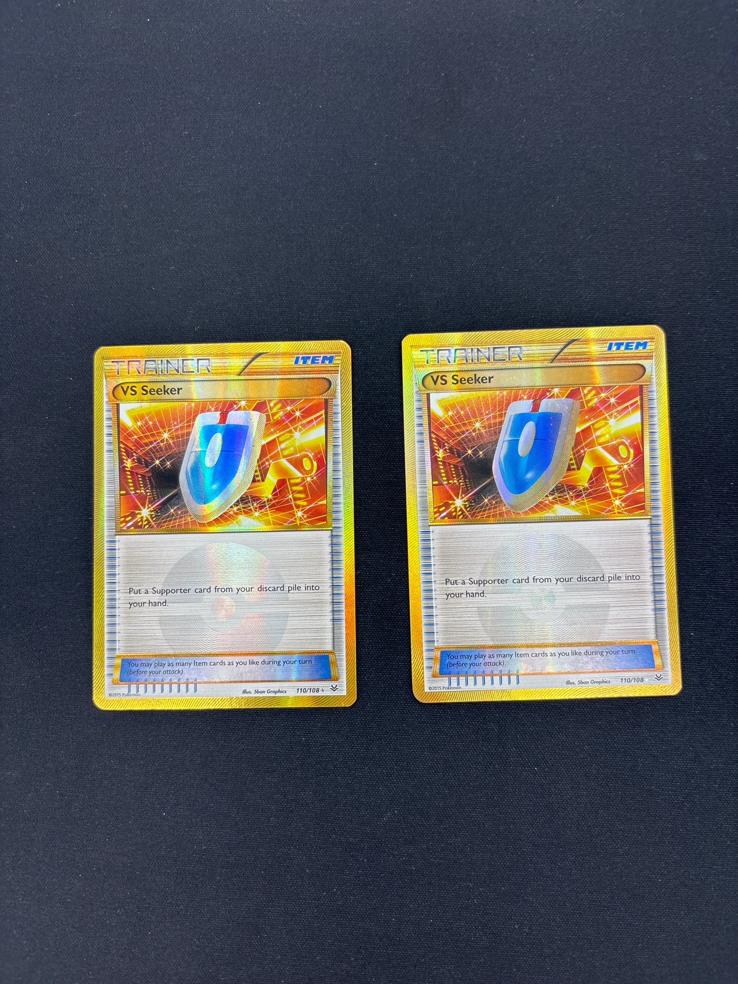 Auction Lot 2: Pokemon VS Seeker Roaring Skies Secret Card Lot 1 Conditions Vary