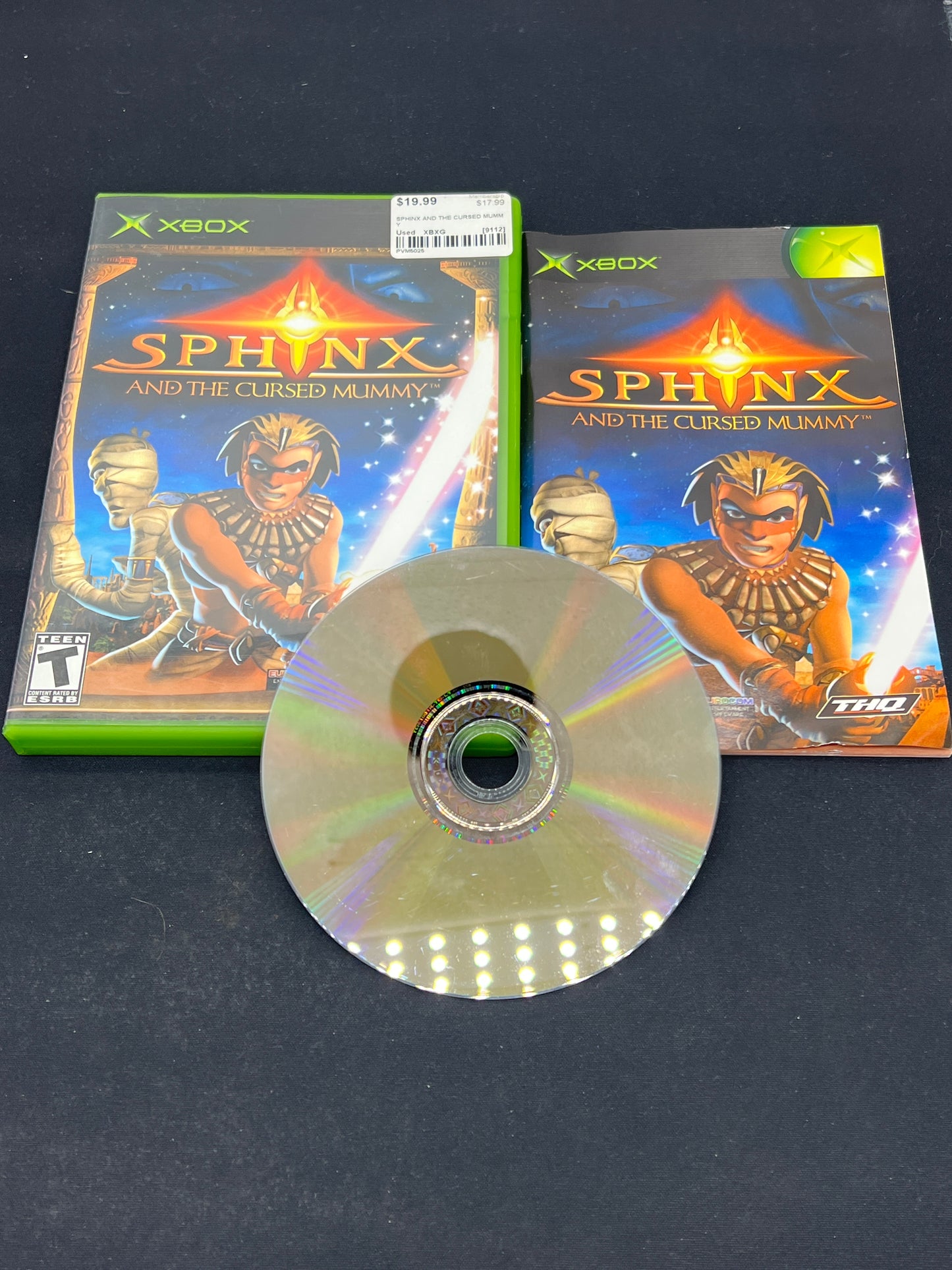 Auction Lot 67: XBOX Video Game Sphinx and the Cursed Mummy CIB