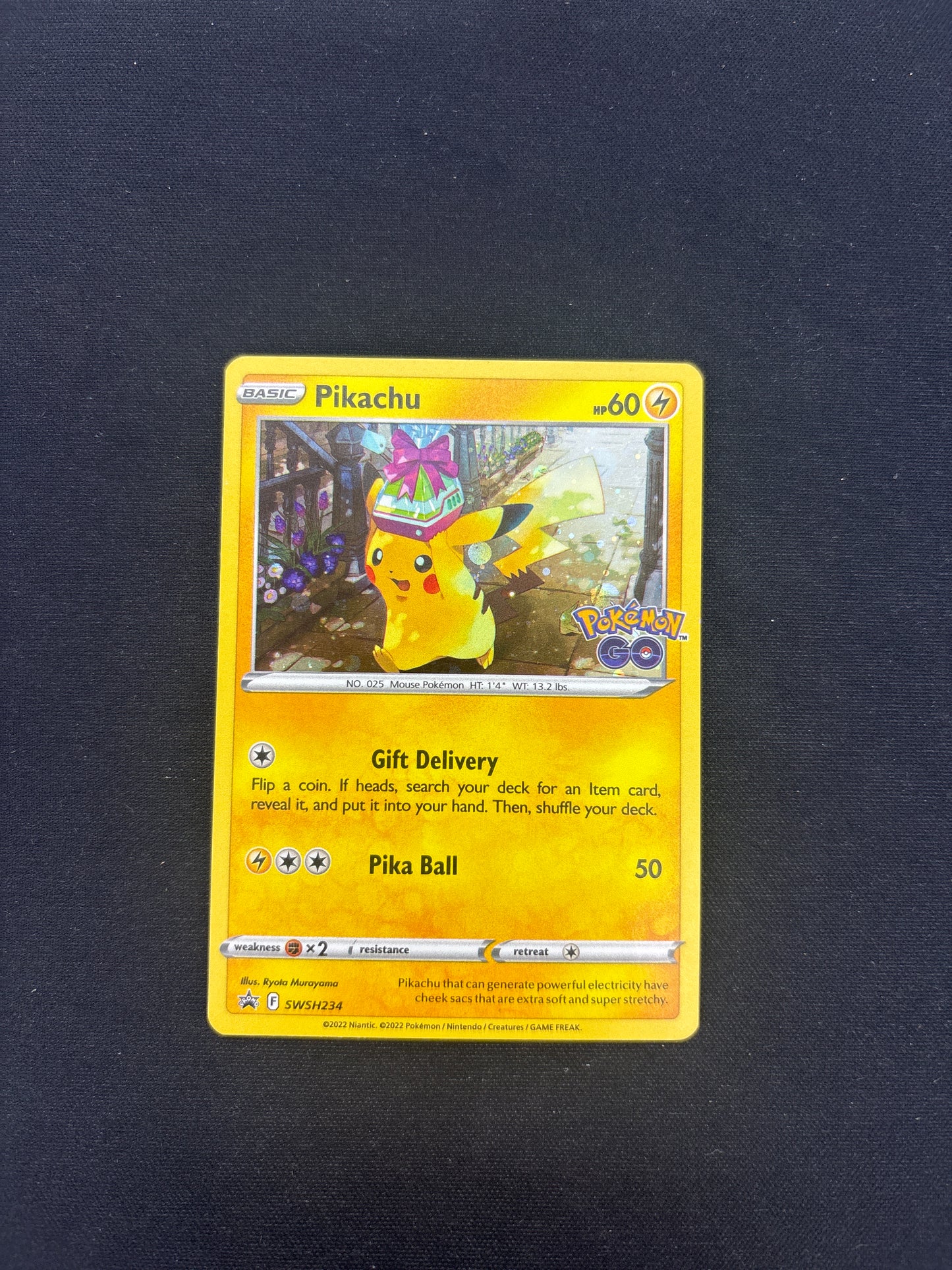 Auction Lot 125: Pokemon Card Pikachu Pokemon GO Promo Conditions Vary