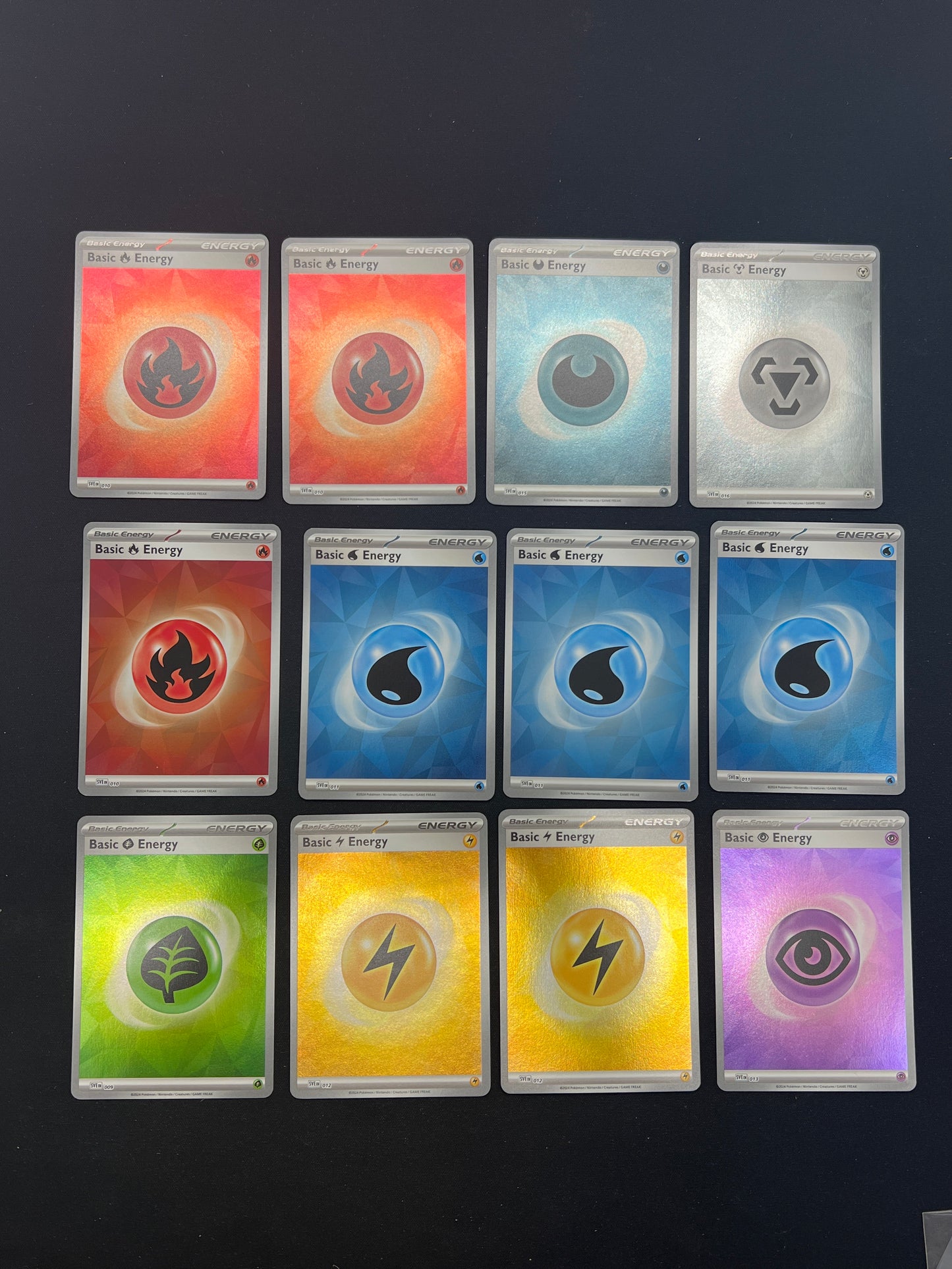 Auction Lot 130: Pokemon Cards SV Era Holo Energy Lot Conditions Vary