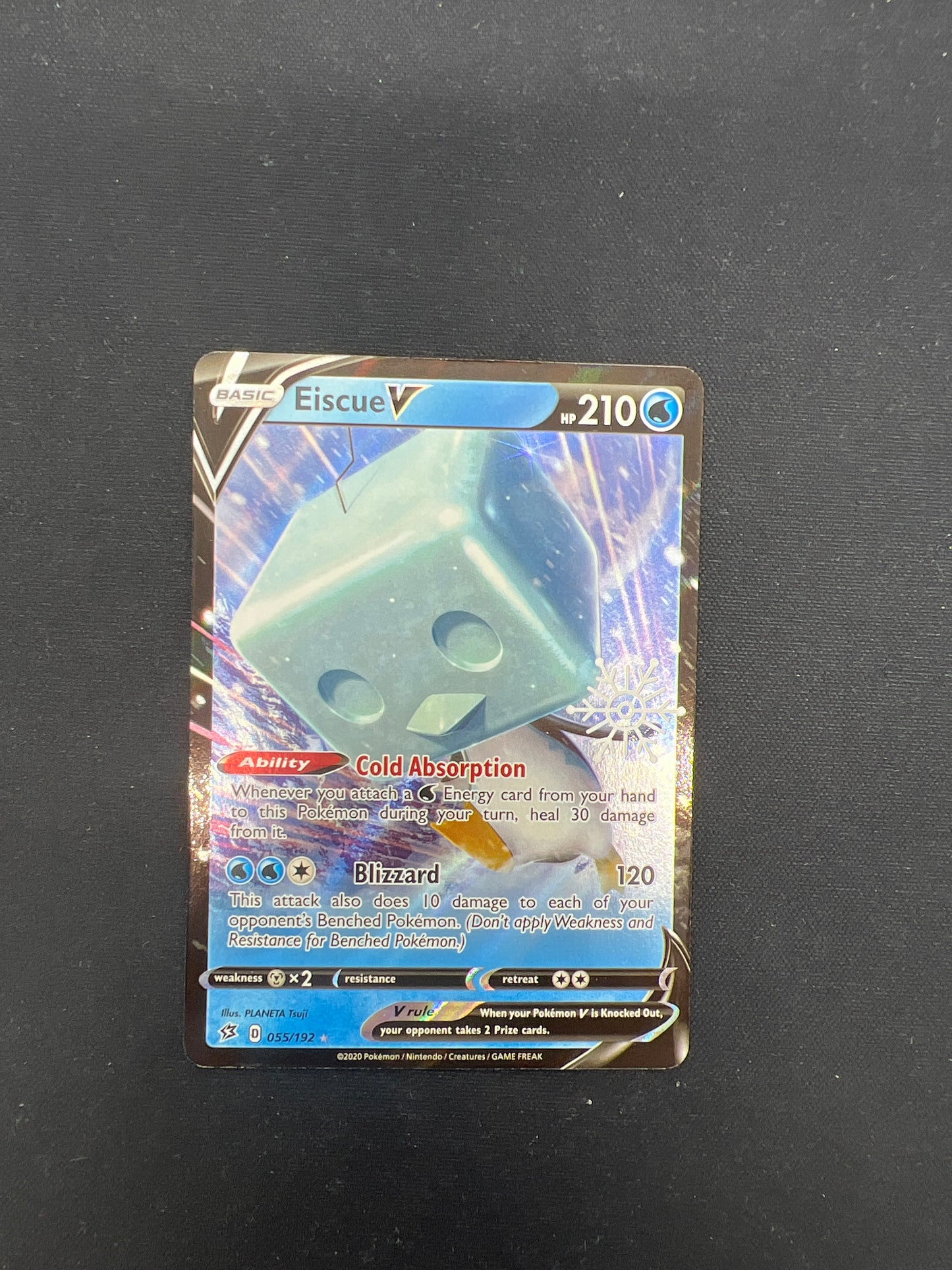 Auction Lot 168: Pokemon Cards Eiscue V Full Art Condition Vary