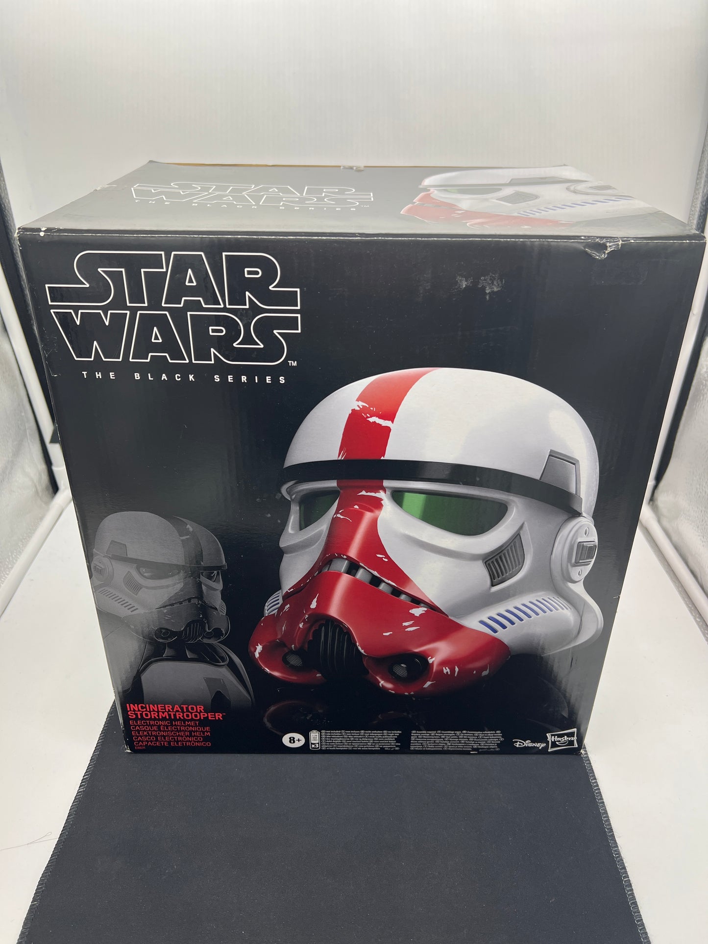 Auction Lot 3: Star Wars Black Series Incinerator Stormtrooper Helmet Sealed