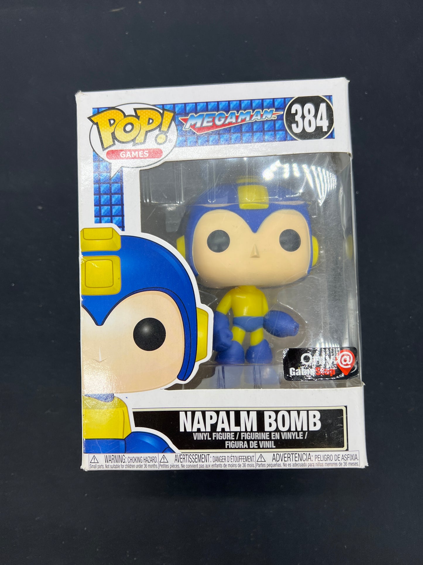 Auction Lot 8: POP Funko Megaman Napalm Bomb 384 Figure