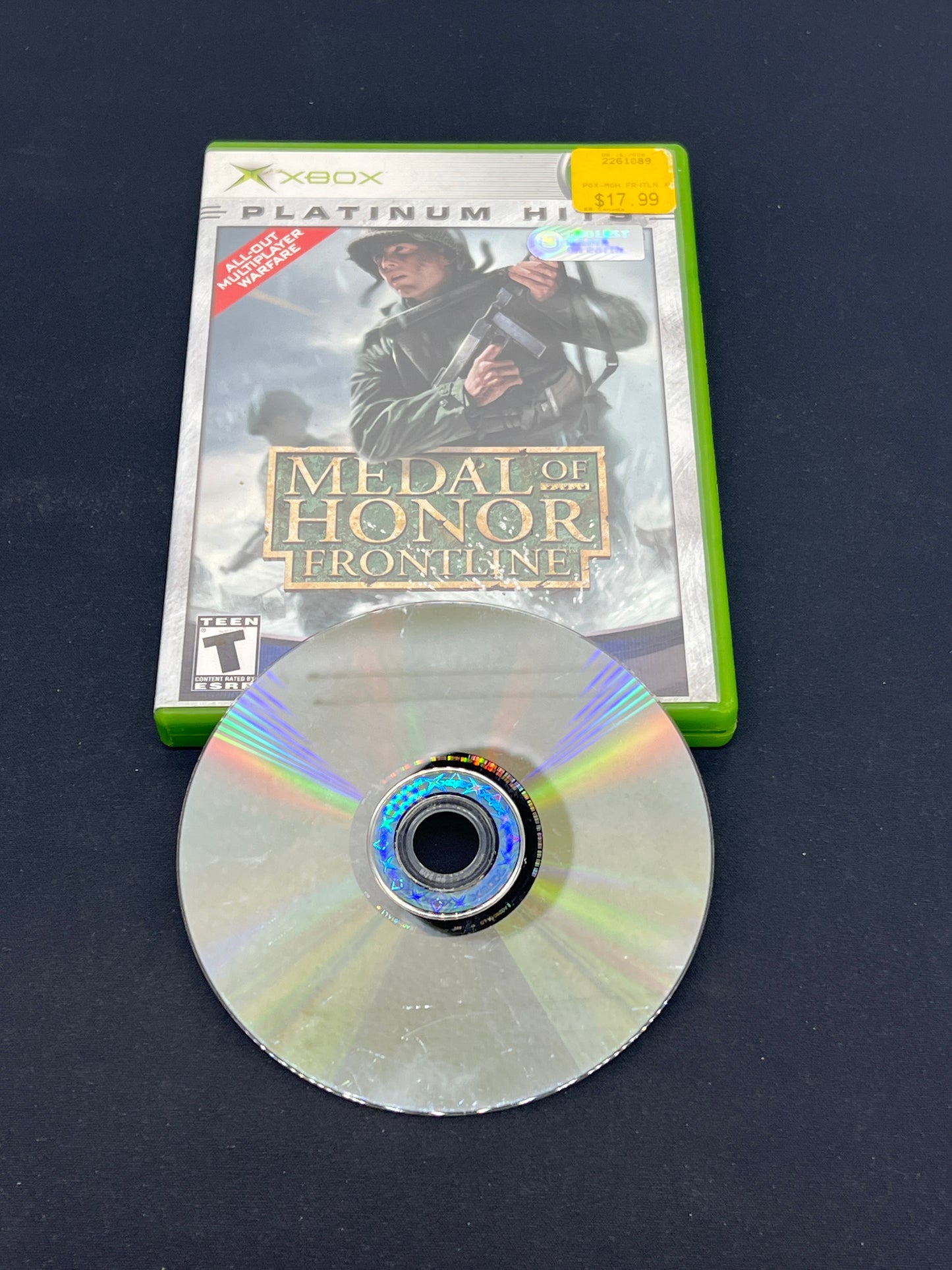 Auction Lot 286: XBOX Video Game Medal of Honor Frontline