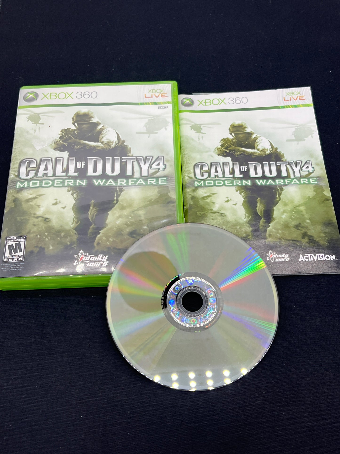 Auction Lot 110: XBox360 Video Game Call of Duty 4 Modern Warfare CIB