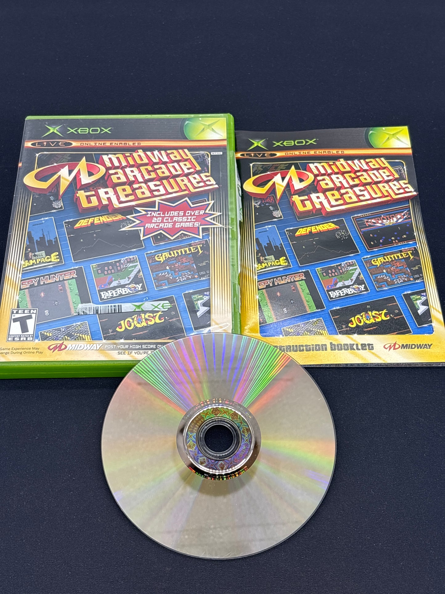 Auction Lot 104: XBOX Video Game Midway Arcade Treasures CIB
