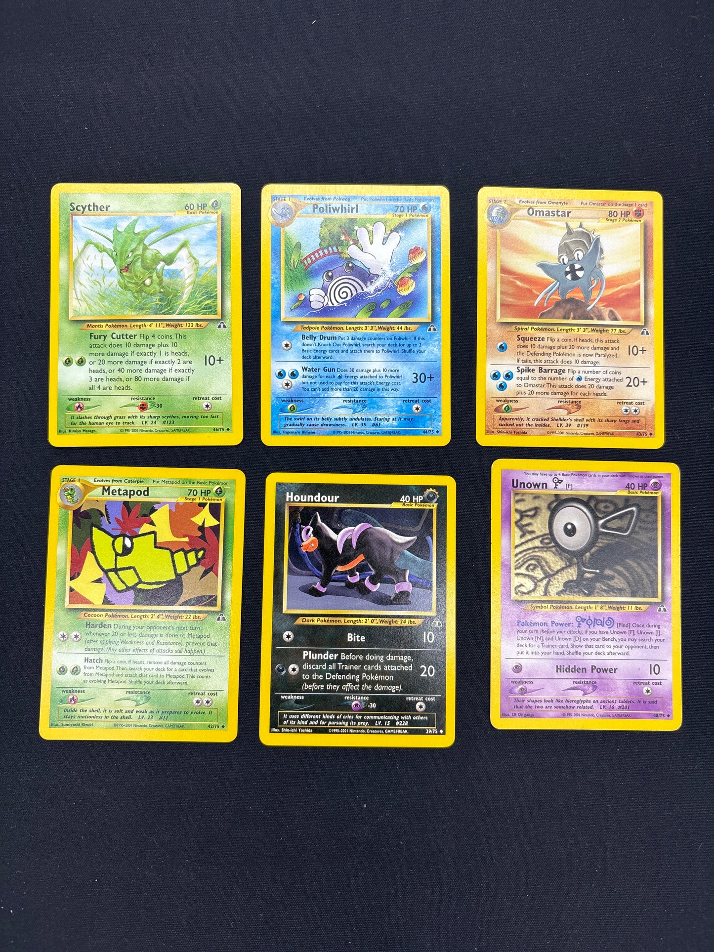 Auction Lot 164: Pokemon Neo Discovery Card Lot 1 Conditions Vary