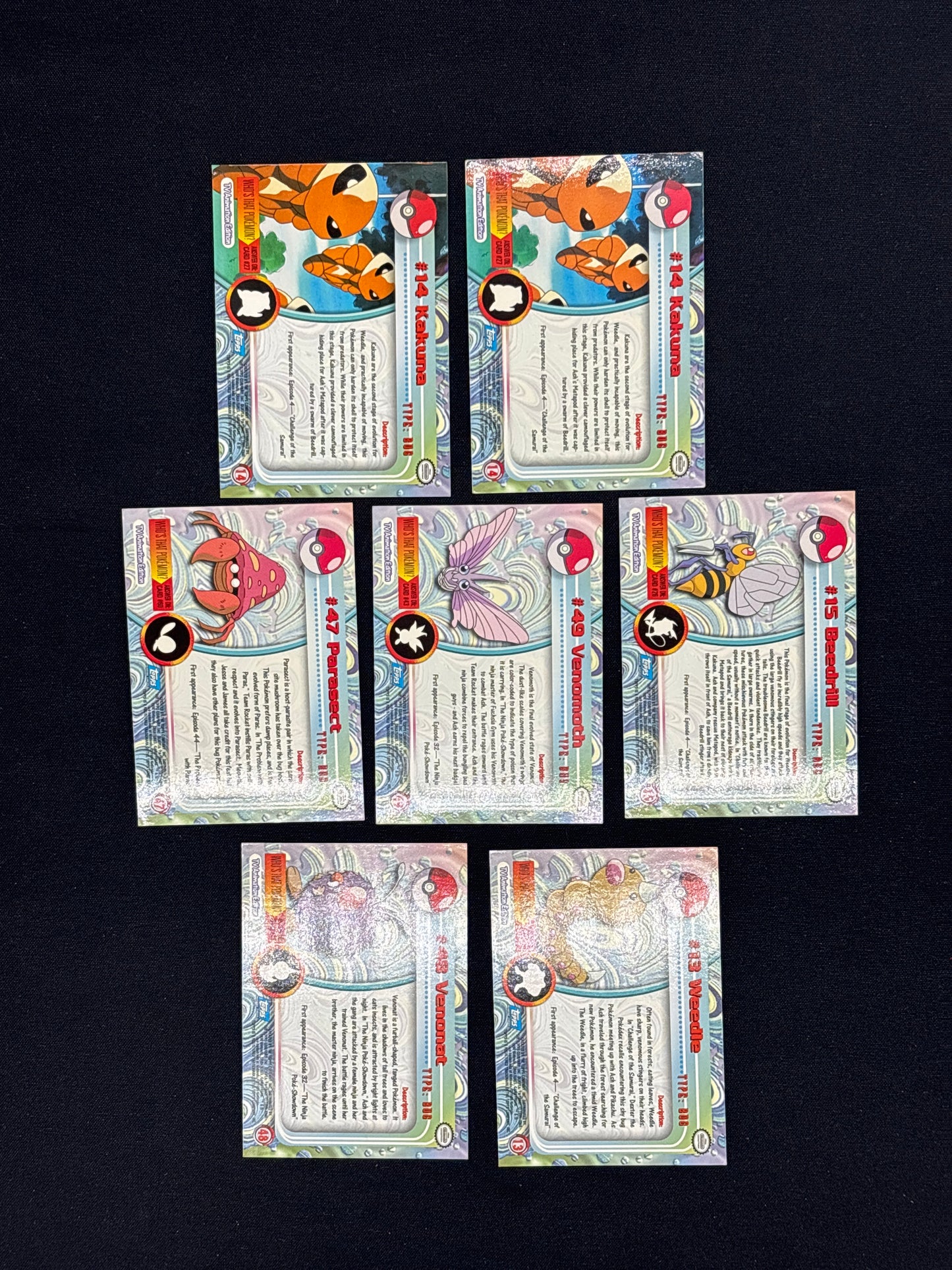 Auction Lot 94: Pokemon Topps Chrome Card Lot 6 Conditions Vary