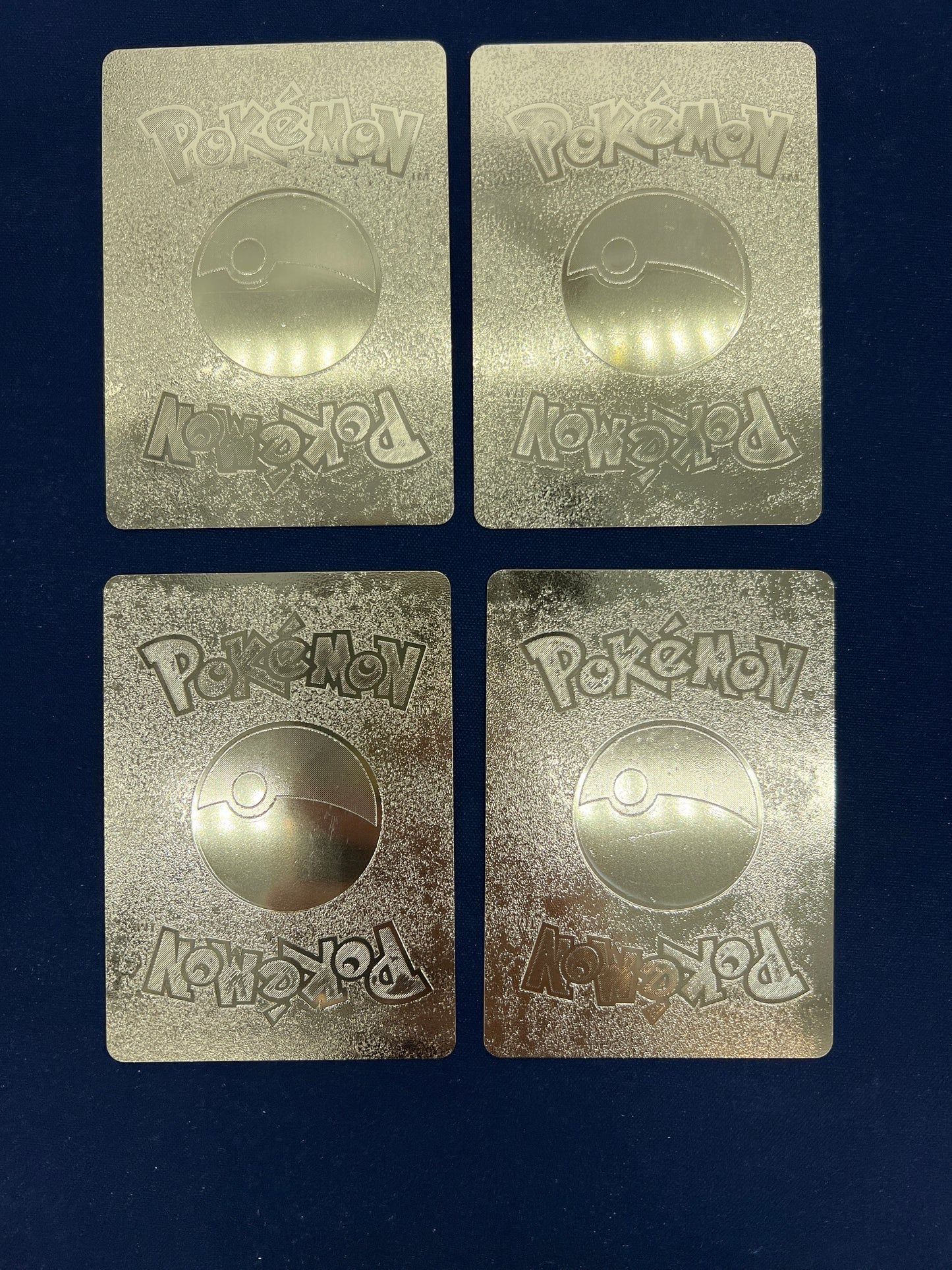 Auction Lot 304: Pokemon Cards Lot of 4 Assorted Gold Conditions Vary