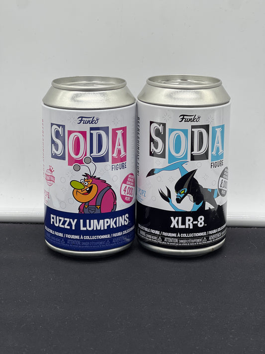 Auction Lot 67: Funko Soda Lot of 2 Fuzzy Lumpkins XLR-8