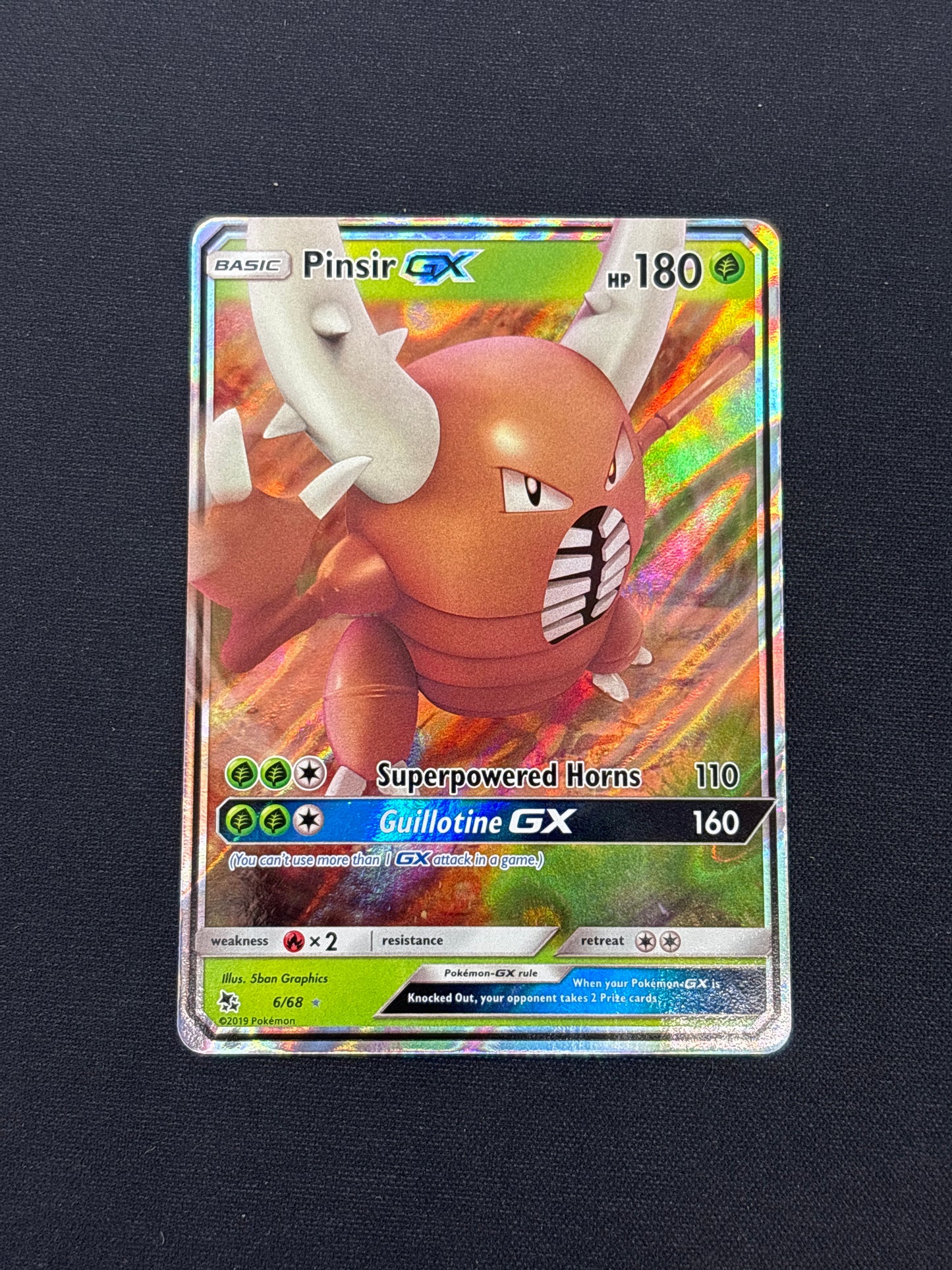 Auction Lot 182: Pokemon Card Pinsir Hidden Fates Conditions Vary