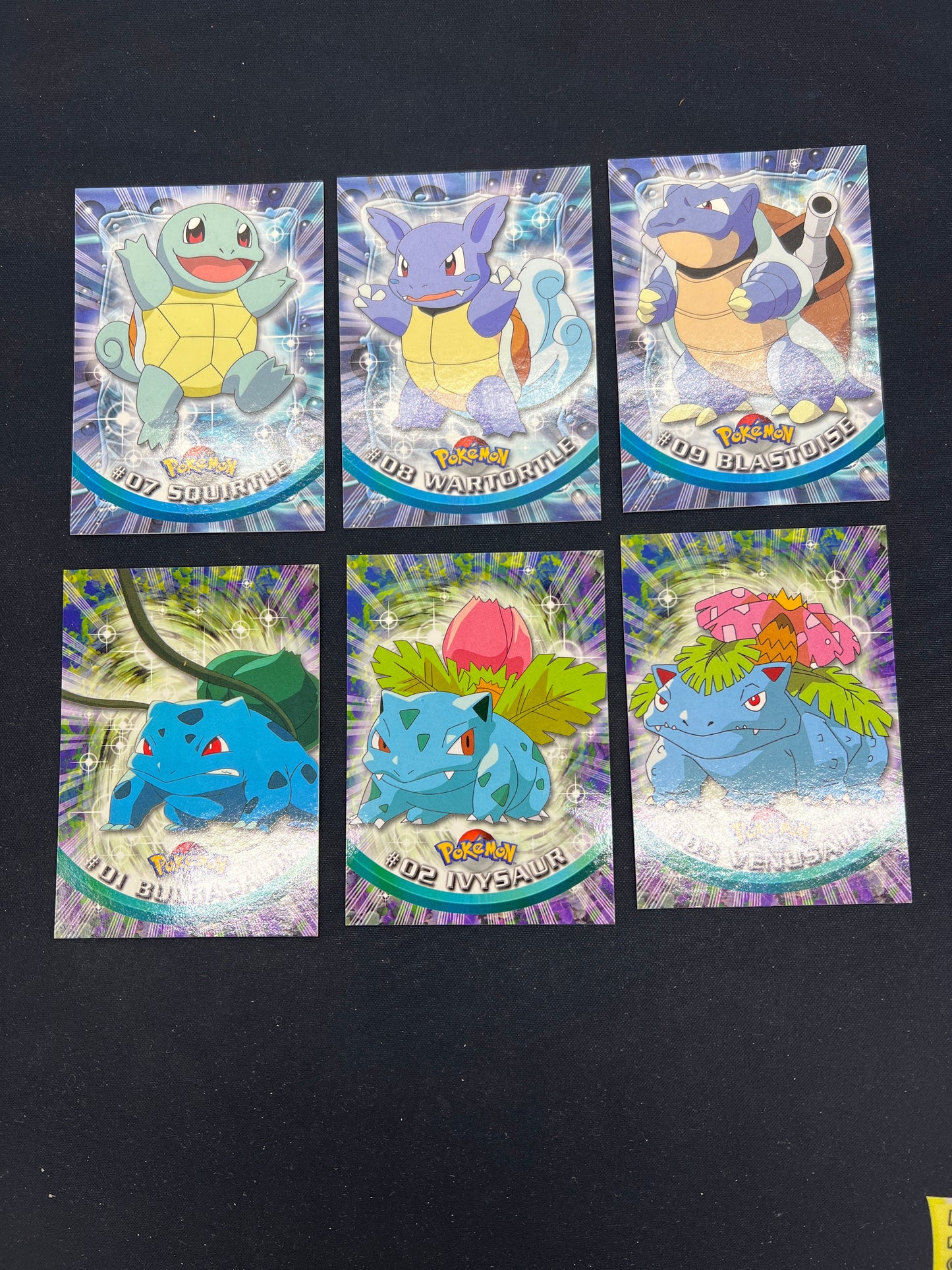 Auction Lot 90: Pokemon Cards Topps Kanto Starter Lot Conditions Vary