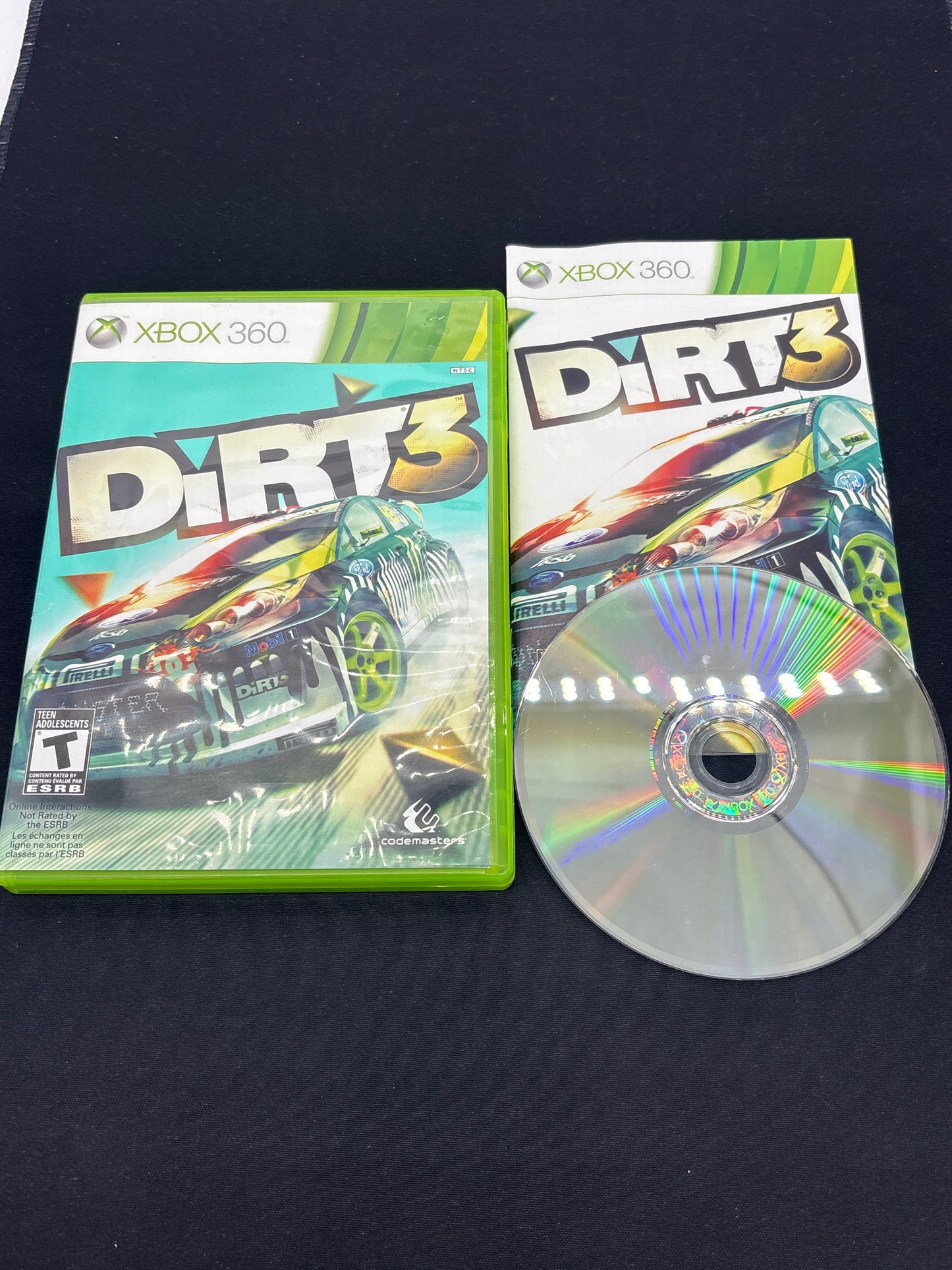 Auction Lot 212: XBOX 360 Video Game Lot of 2 Dirt 2 Dirt 3 CIB