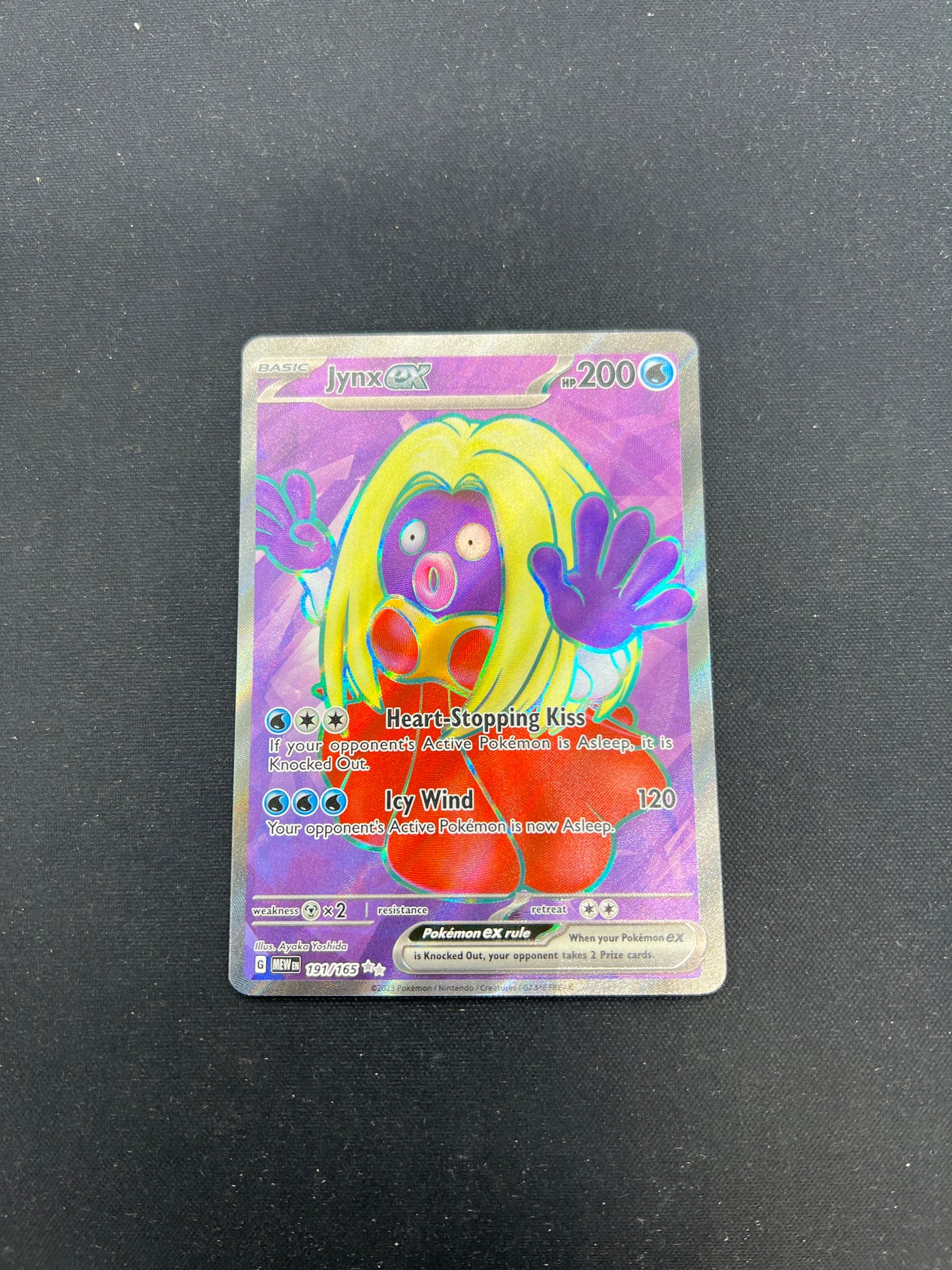 Auction Lot 187: Pokemon Cards Jynx EX Full Art SV 151 Condition Vary