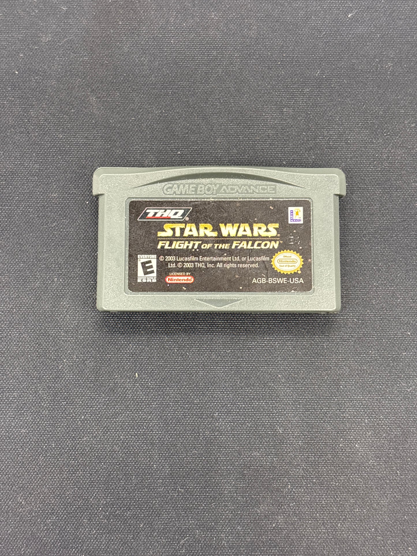 Auction Lot 146: Star Wars Flight Of The Falcon Video Game Nintendo Gameboy Advance Loose