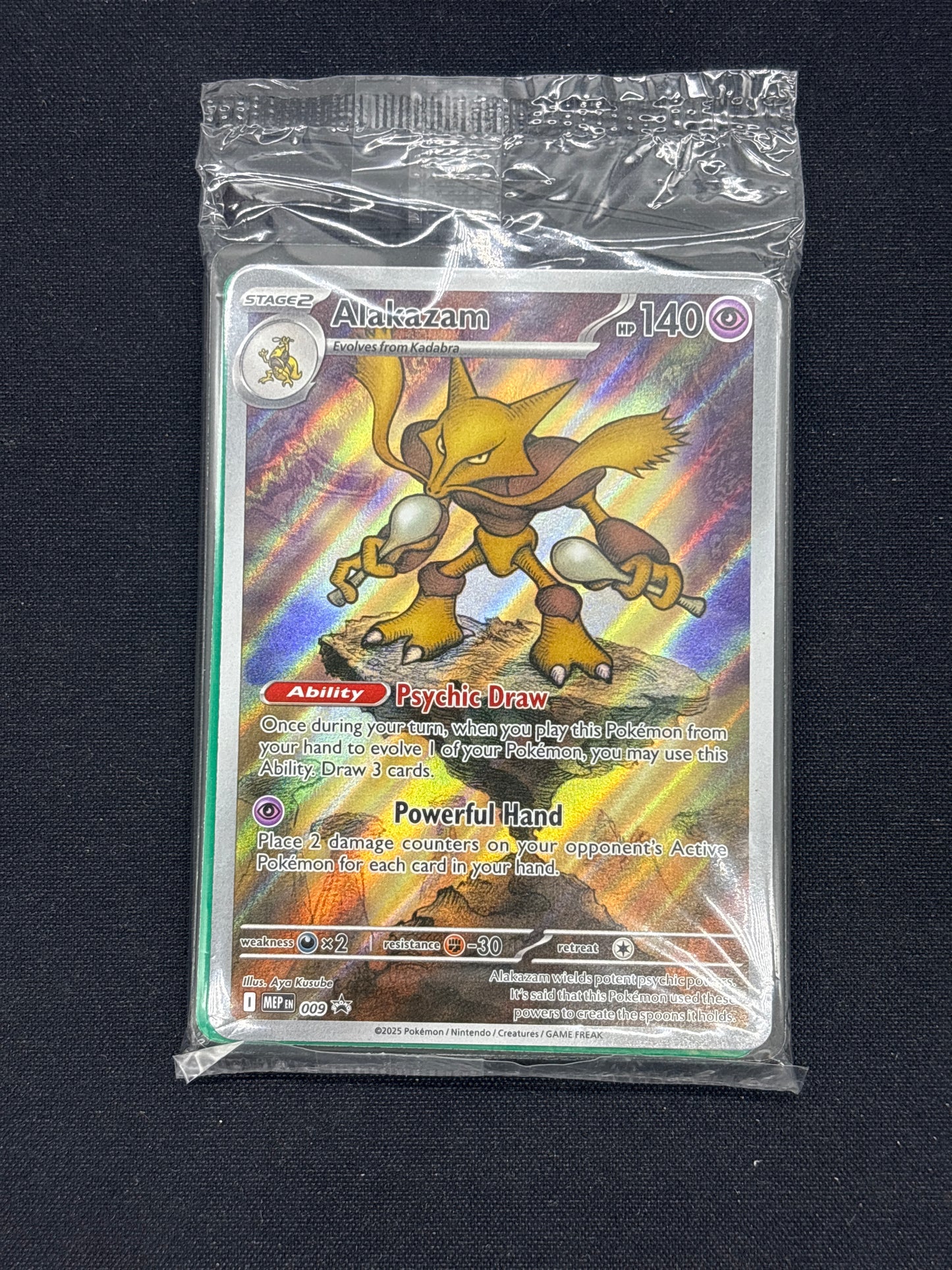 Auction Lot 24: Pokemon Cards Alakazam ETB Sealed Promo Mega Evolutions Conditions Vary