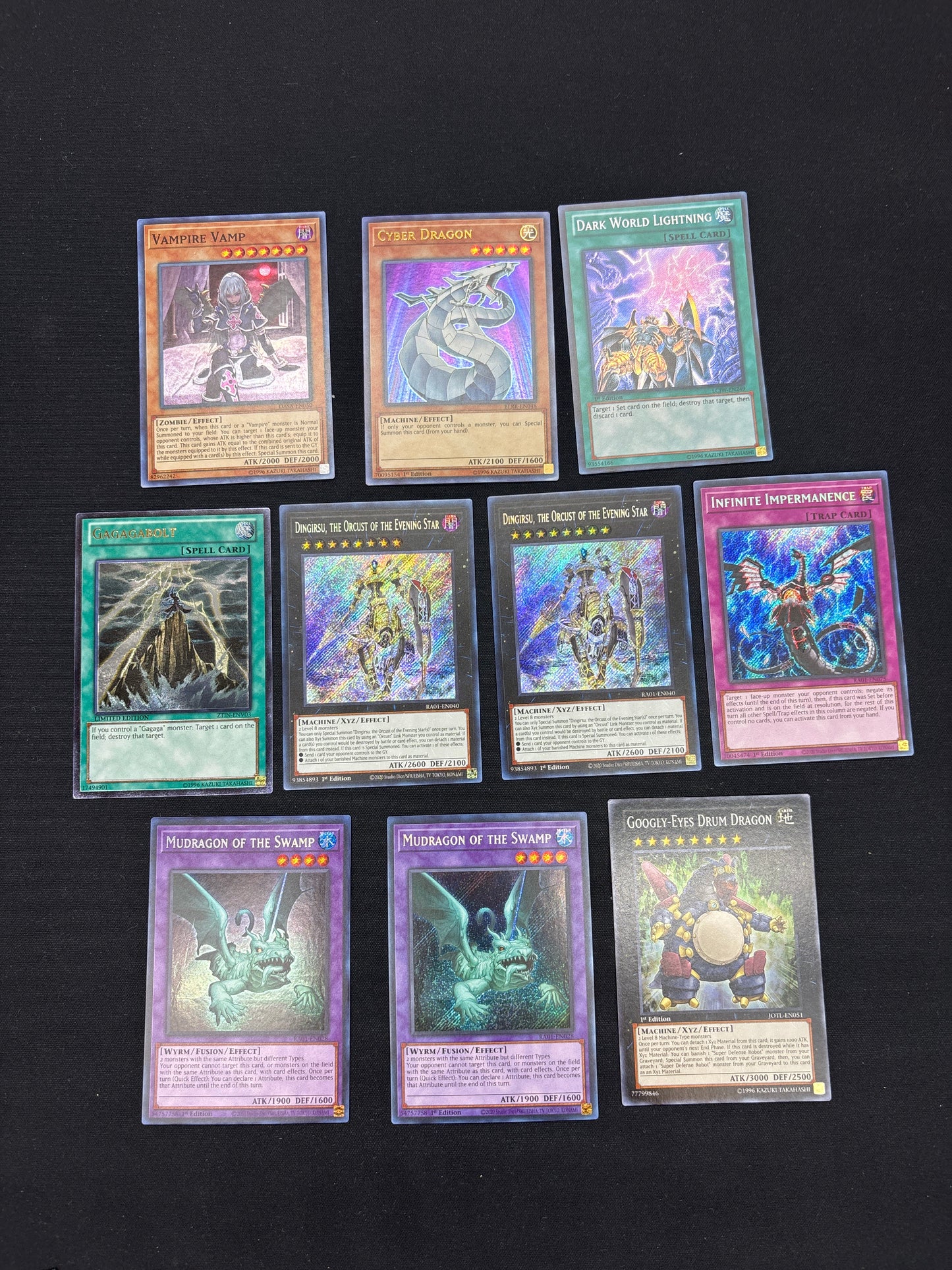 Auction Lot 87: Yugioh Holo Card Lot 3 Conditions Vary