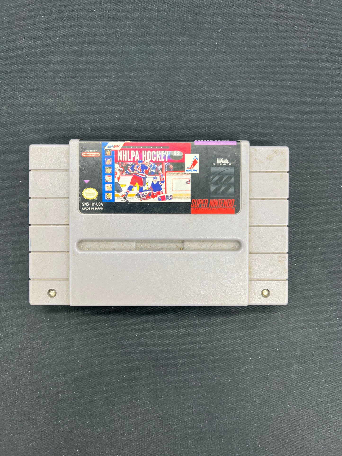Auction Lot 94: SNES Video Game NHLPA Hockey Loose