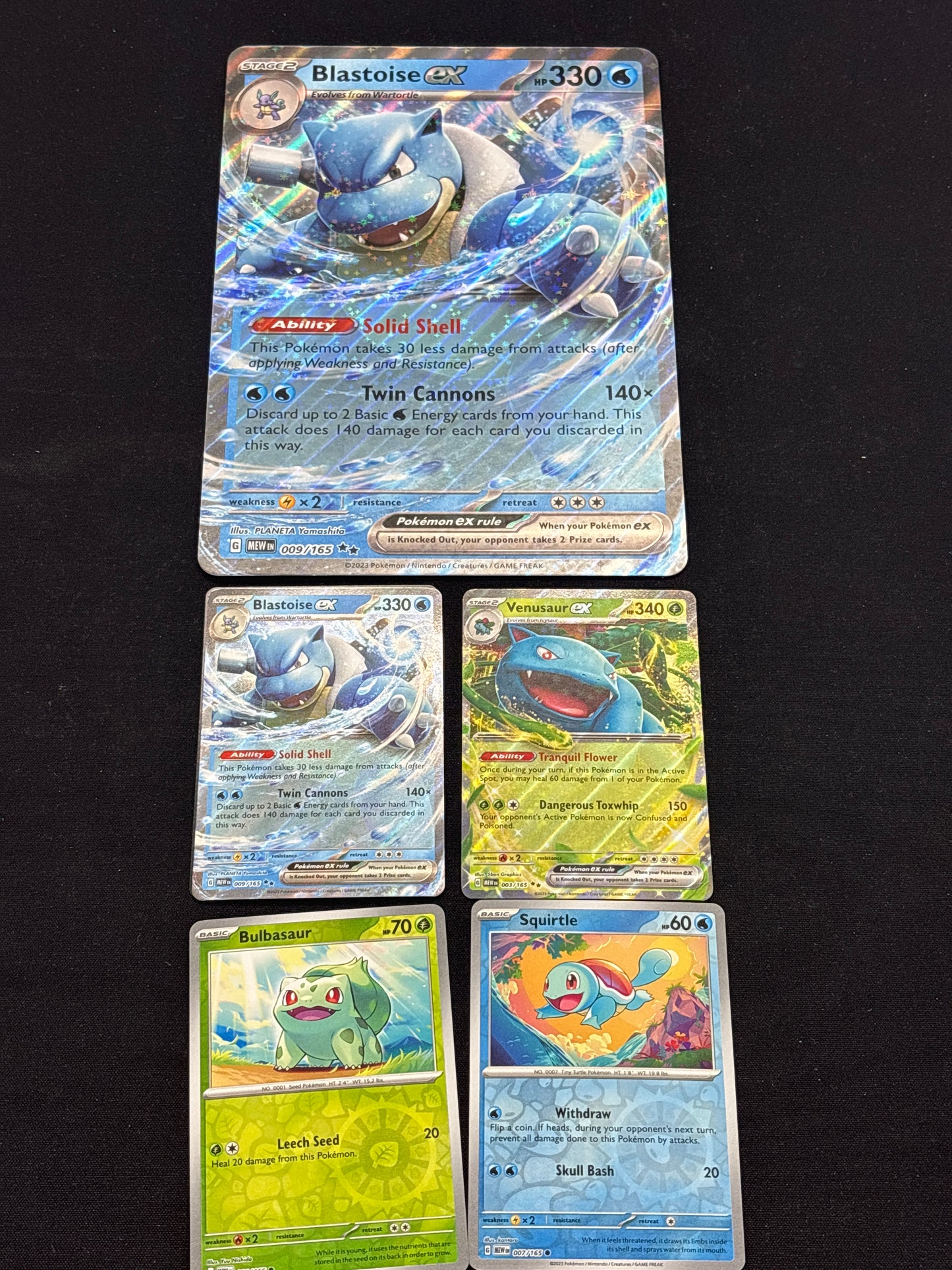 Auction Lot 71: Pokemon 151 Five Card Promo Lot Conditions Vary