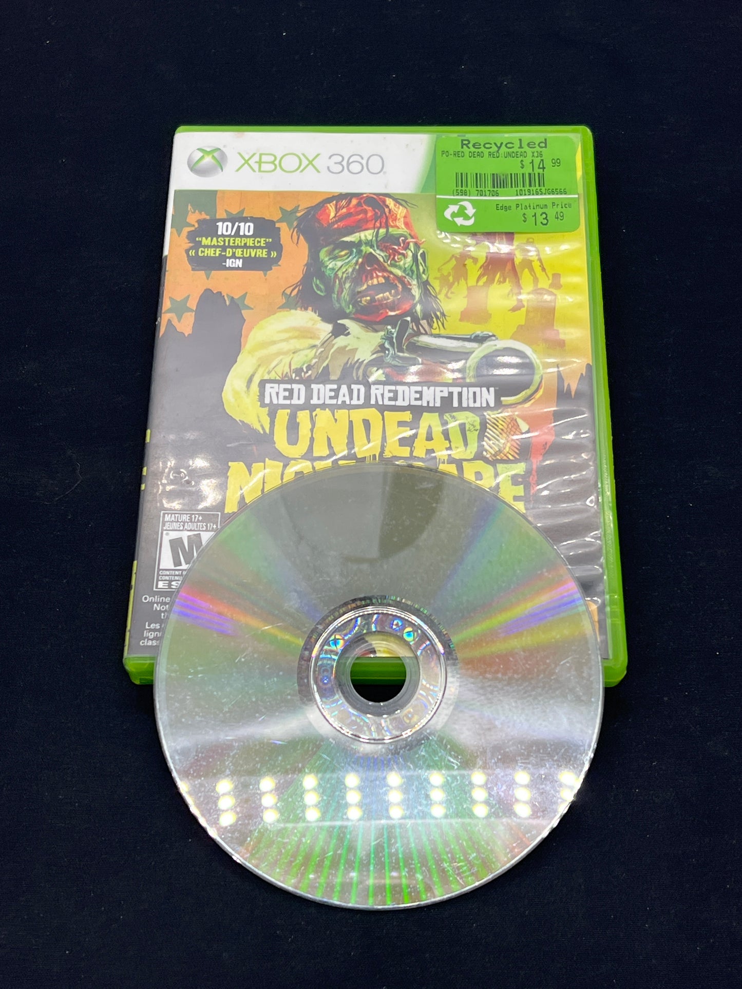 Auction Lot 76: Red Dead Redemption: Undead Nightmare XBOX360