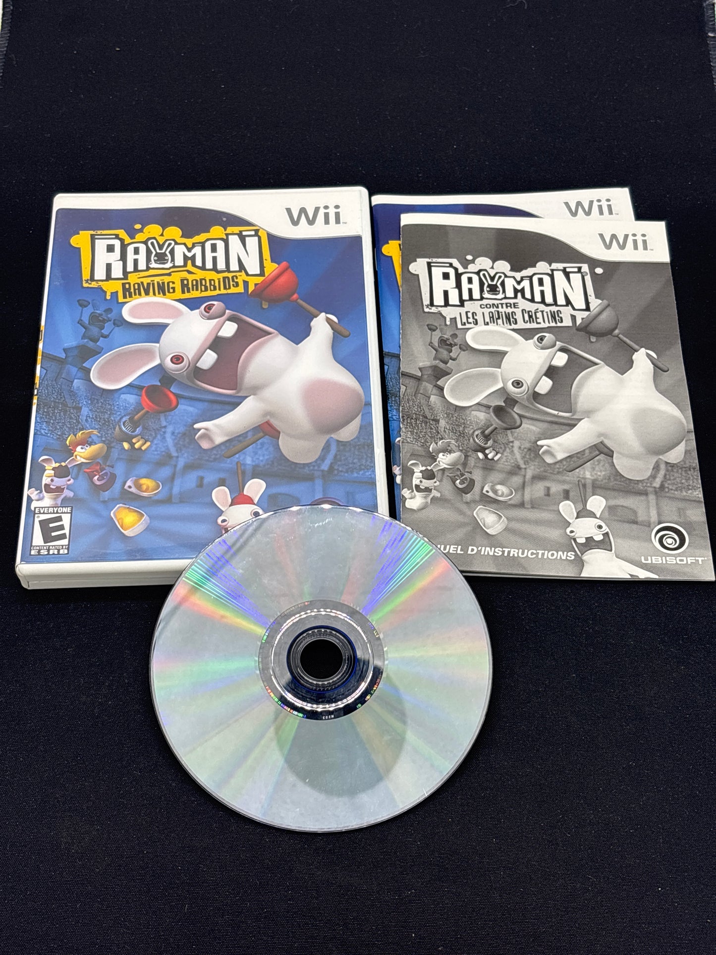 Auction Lot 127: Nintendo Wii Rayman Raving Rabbids CIB