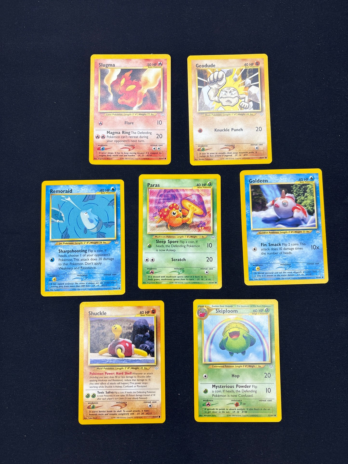 Auction Lot 157: Pokemon Neo Revelation Card Lot 2 Conditions Vary